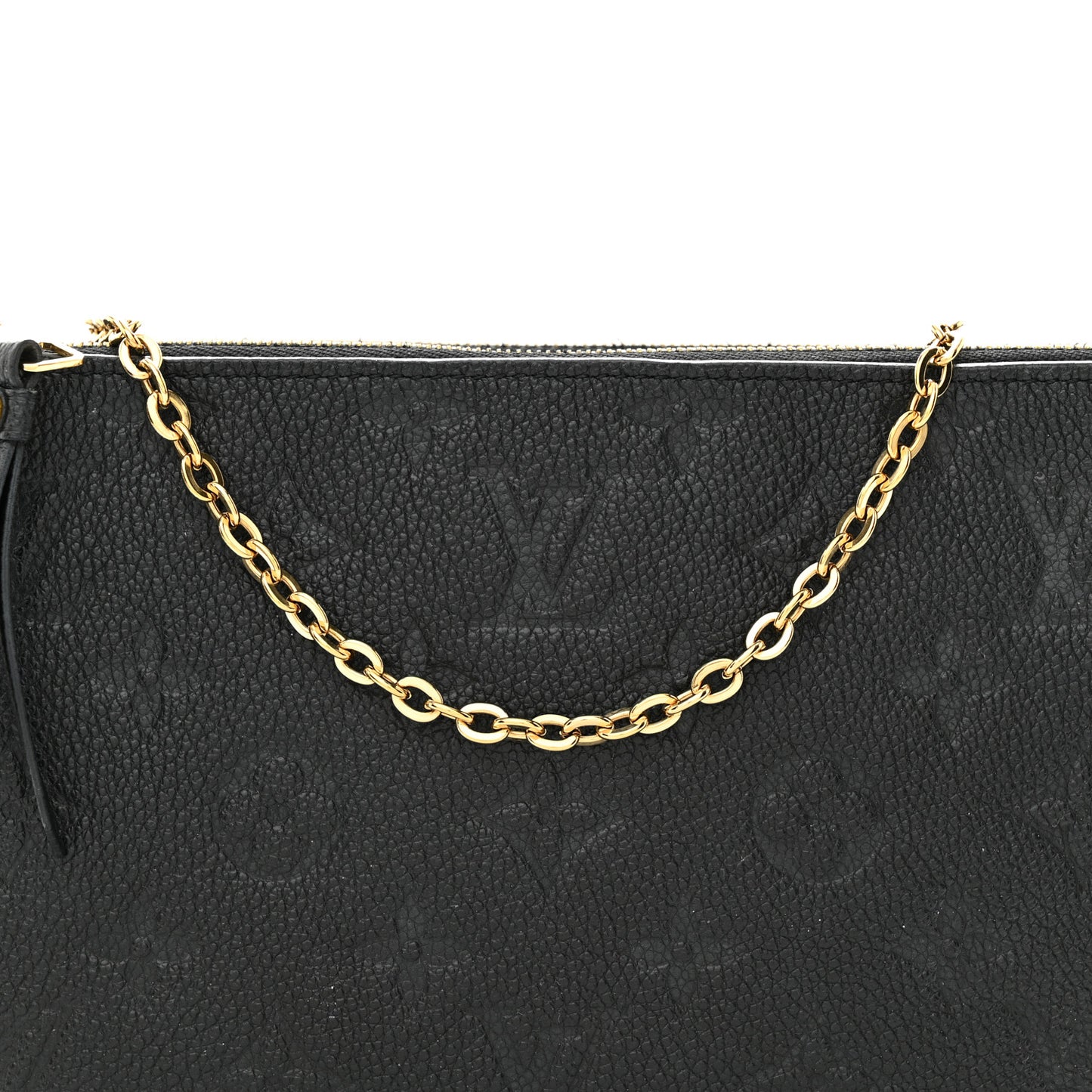 Empreinte Double Zip Pochette Black