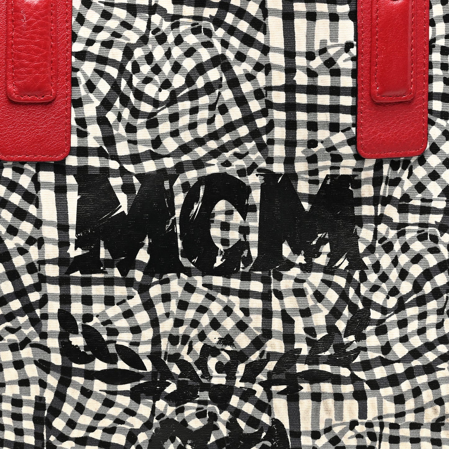 Visetos Medium Liz Reversible Shopper Tote Ruby Red