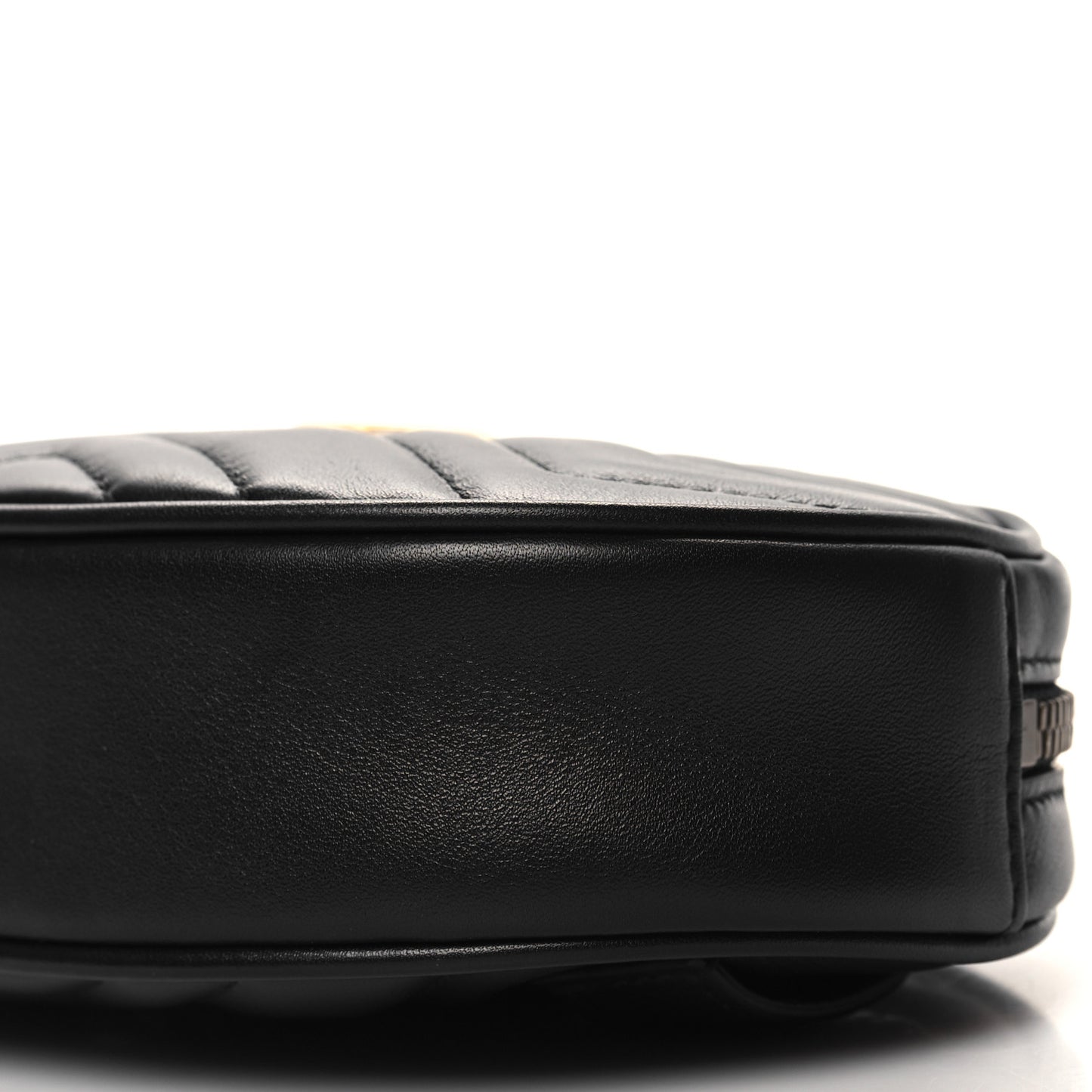 Calfskin Matelasse GG Marmont Belt Bag 85 34 Black