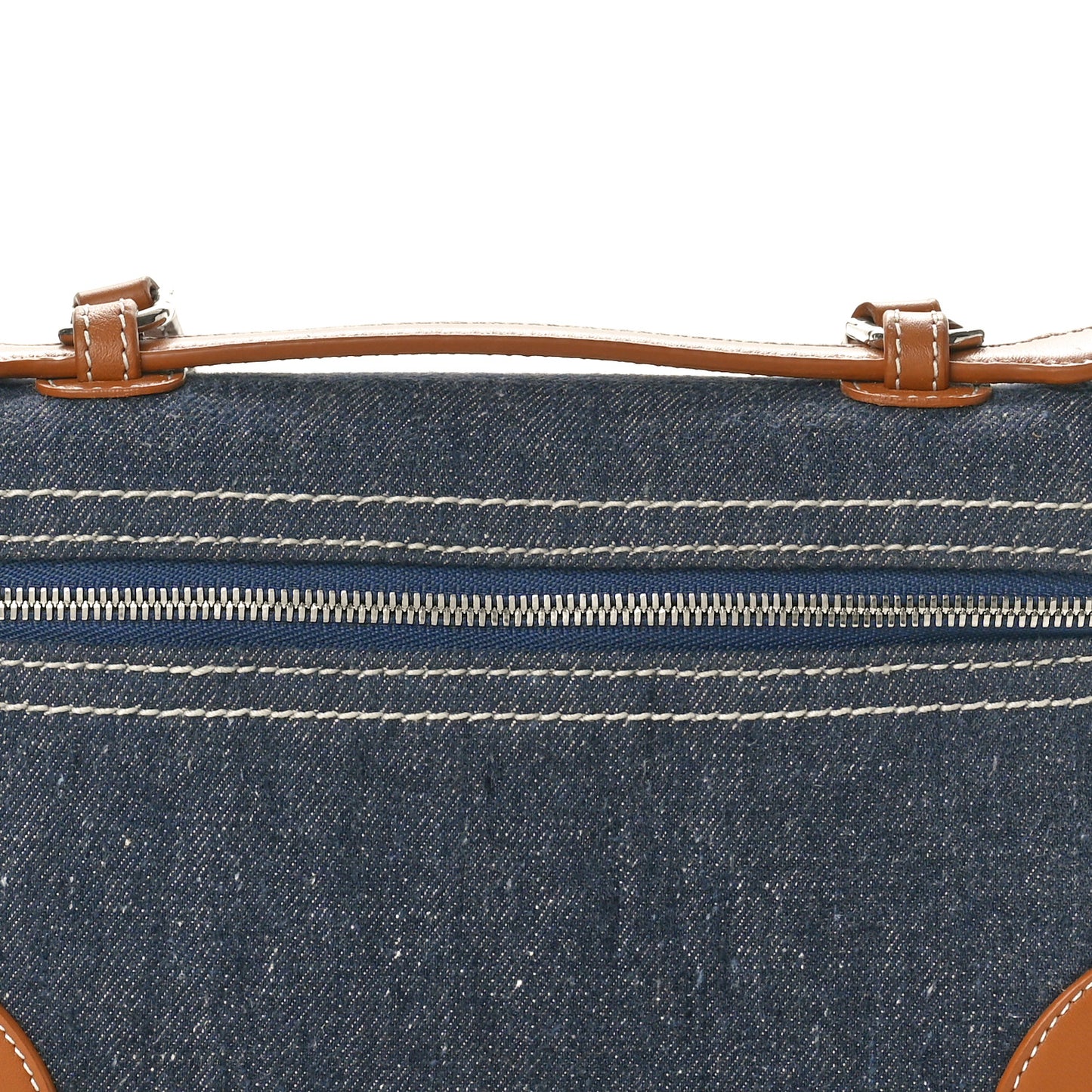 Denim L19 Extra Pocket Pouch Blue Warm Tan