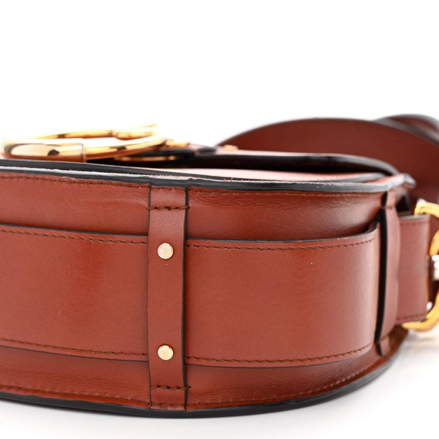 Calfskin Small Tess Bag Sepia Brown