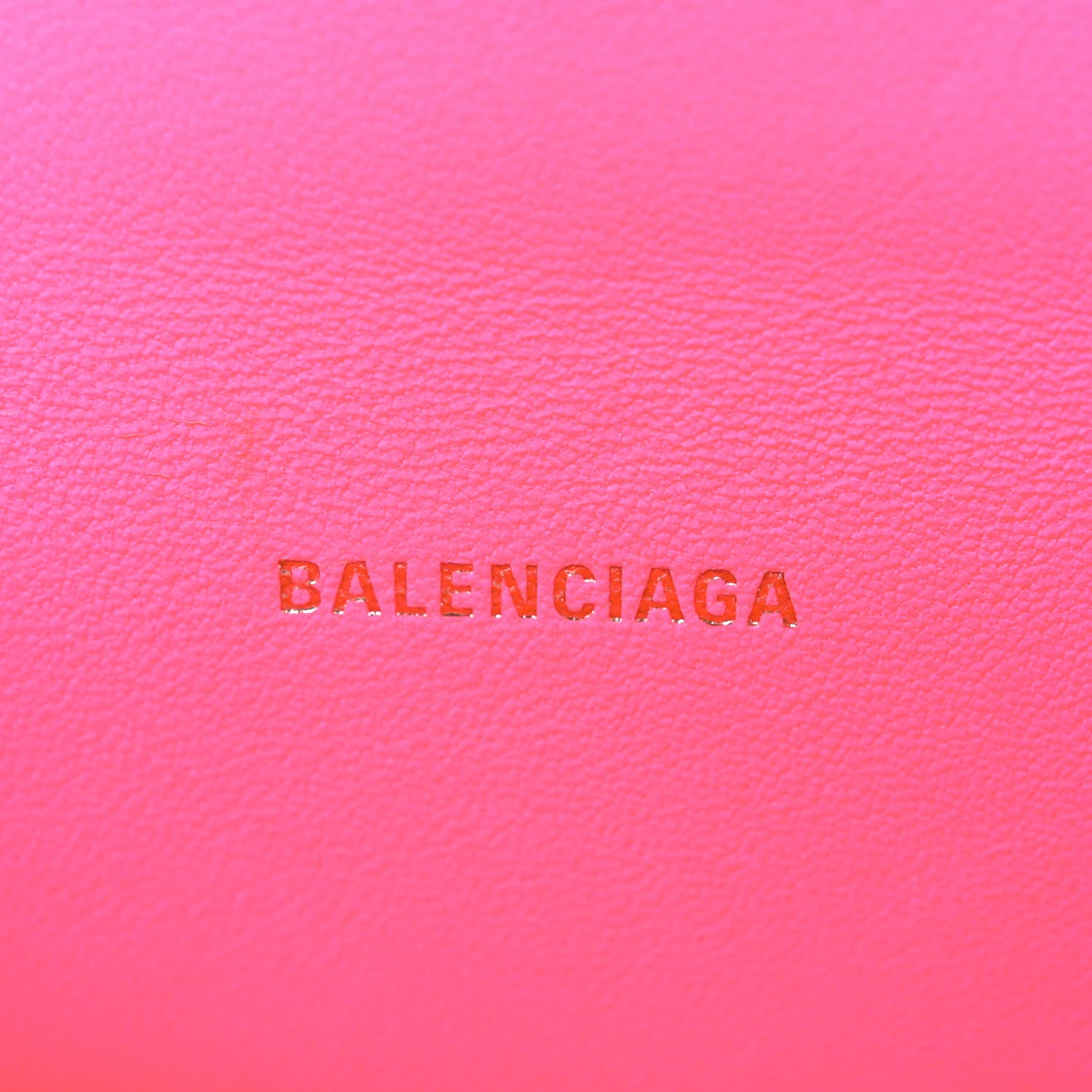 Balenciaga Shiny Box Calfskin Hourglass Top Handle Bag XS Acid Fuchsia 6 of 13