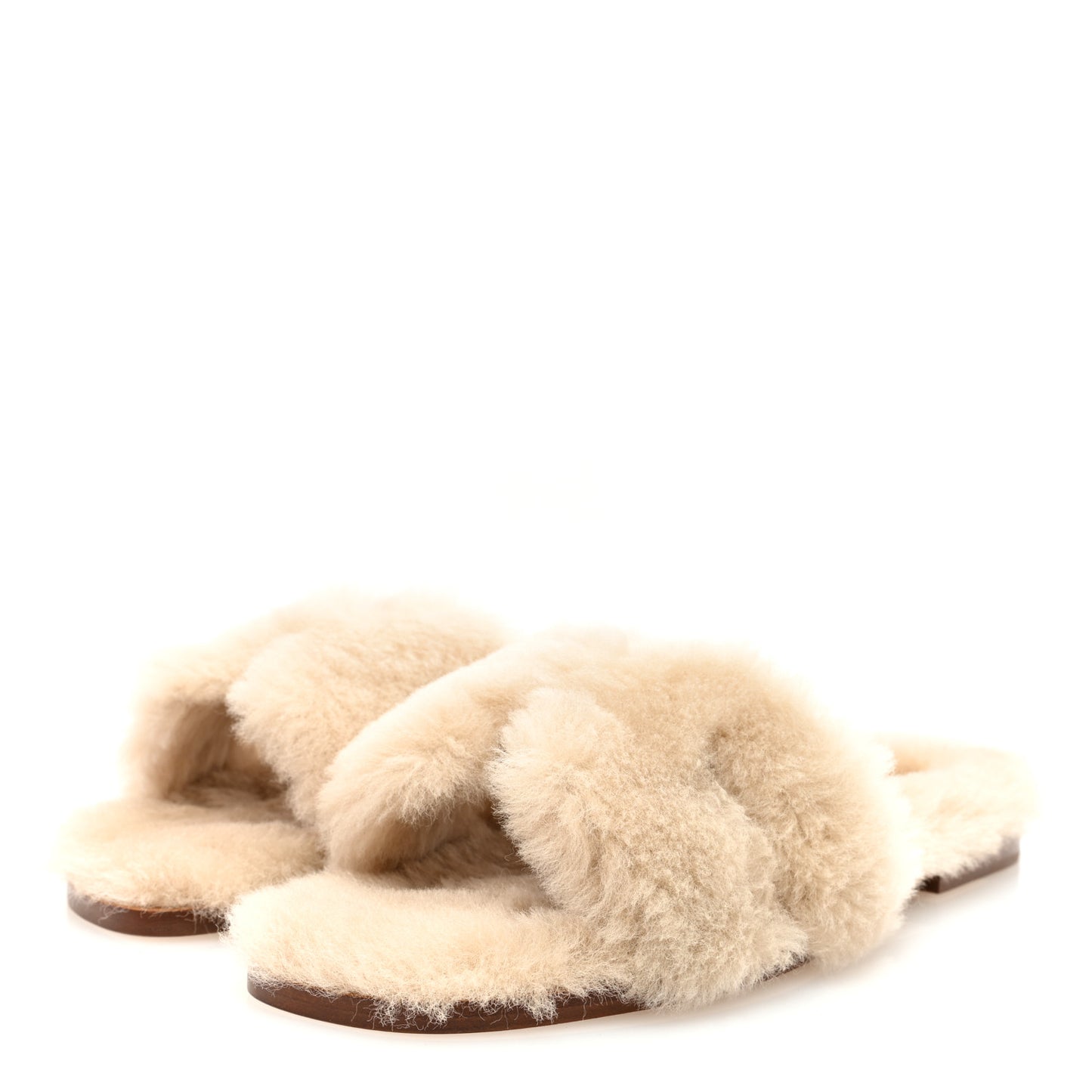 Woolskin Oran Sandals 39 Beige Argile