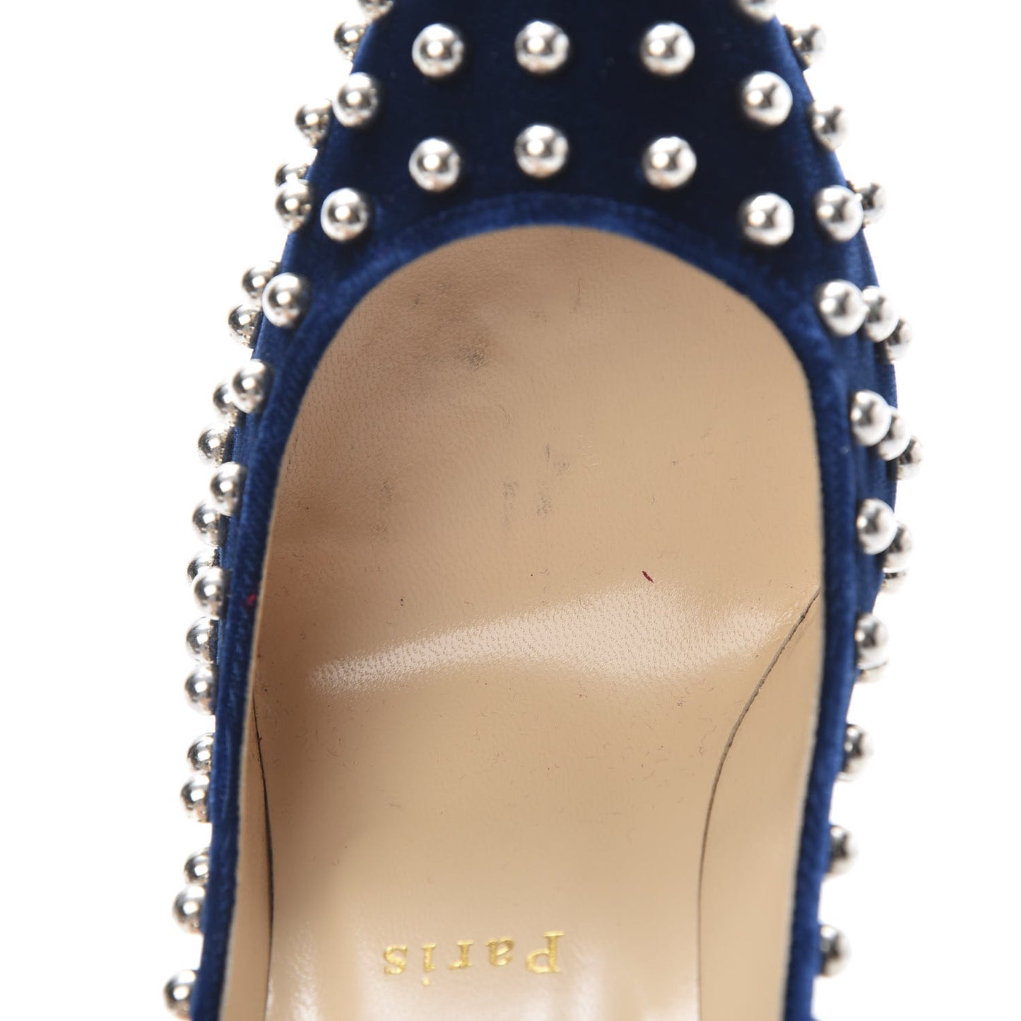 Velvet Specchio Billy Spikes Pumps 37 Silver Eclipse