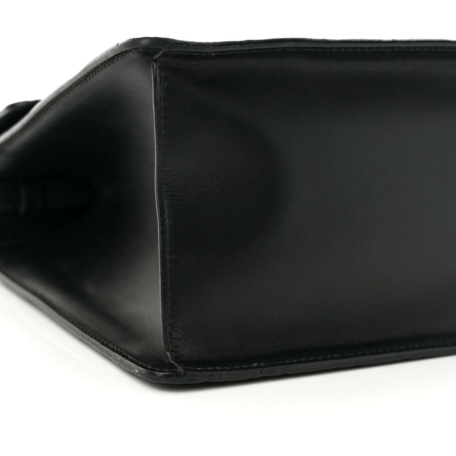 Gucci Guccissima Signature Medium Sylvie Top Handle Bag Black 9 of 11