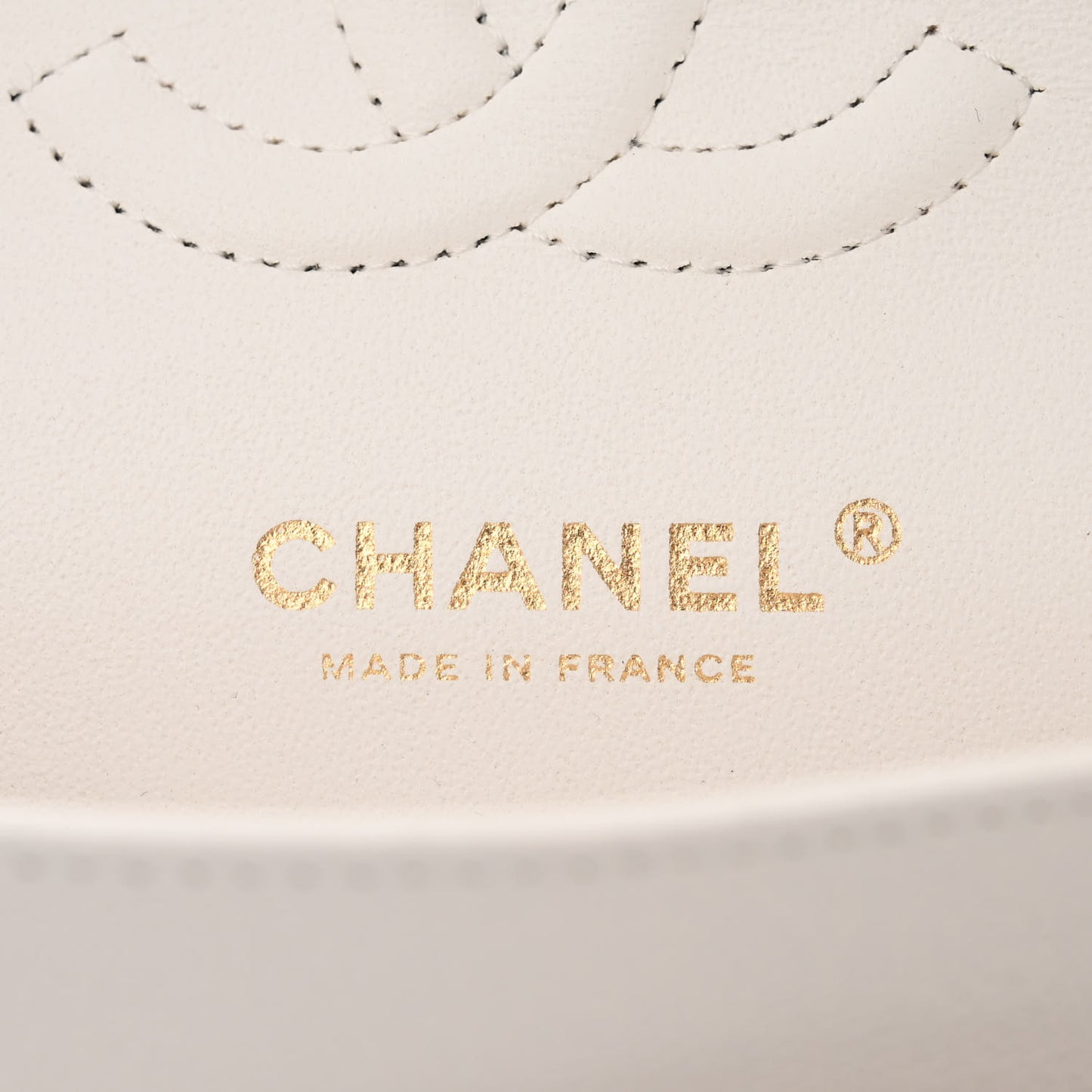 Caviar Quilted Small Double Flap White