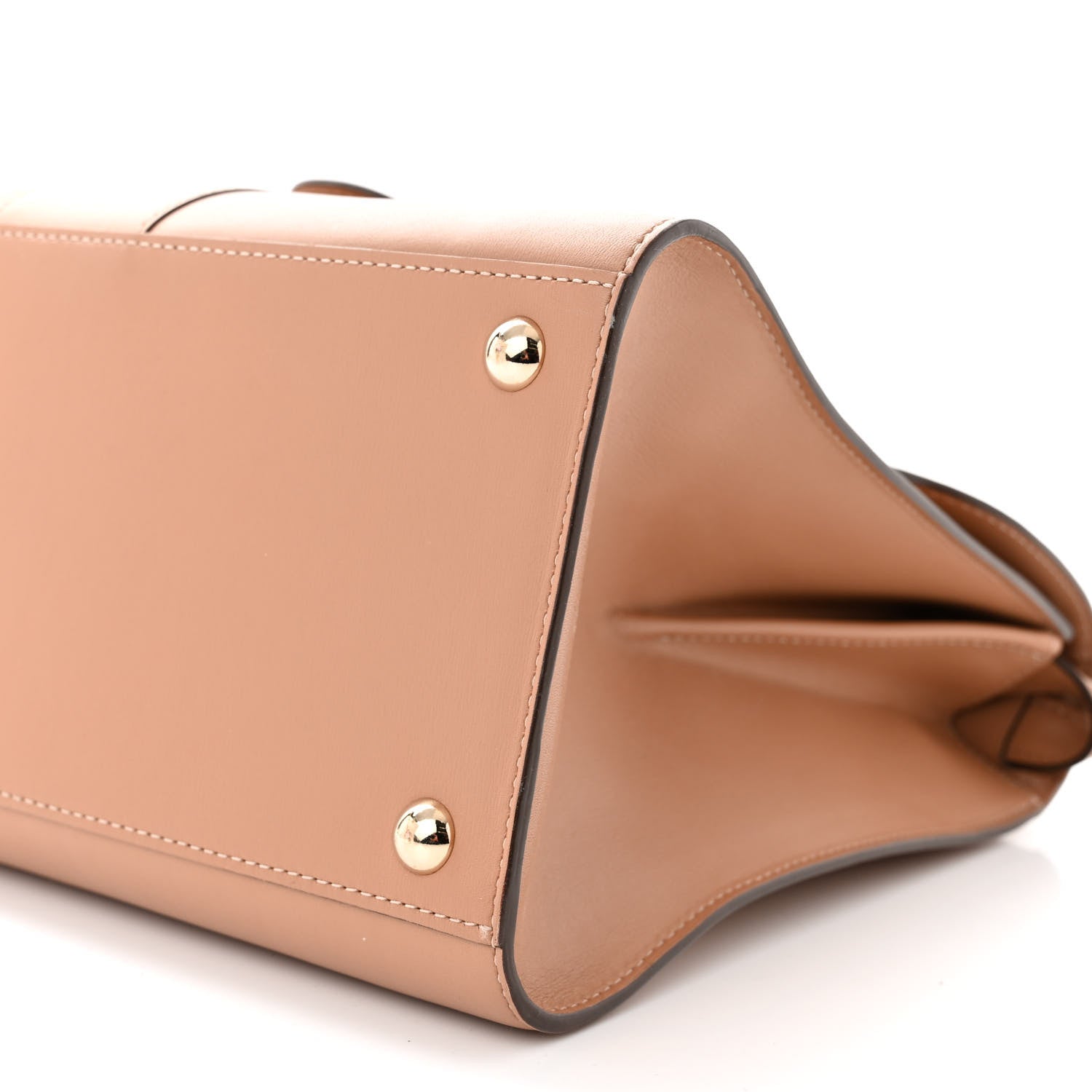 Delvaux Box Calfskin MM Brillant Satchel Tender Beige 10 of 10