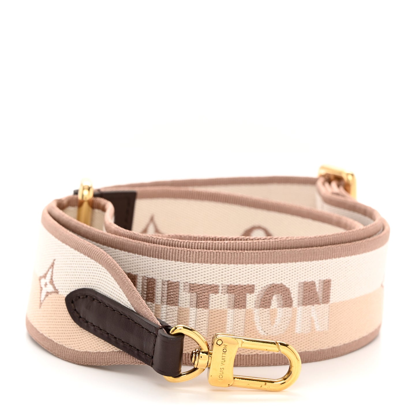 Jacquard Speedy Bandouliere 20 Shoulder Strap Beige Brown
