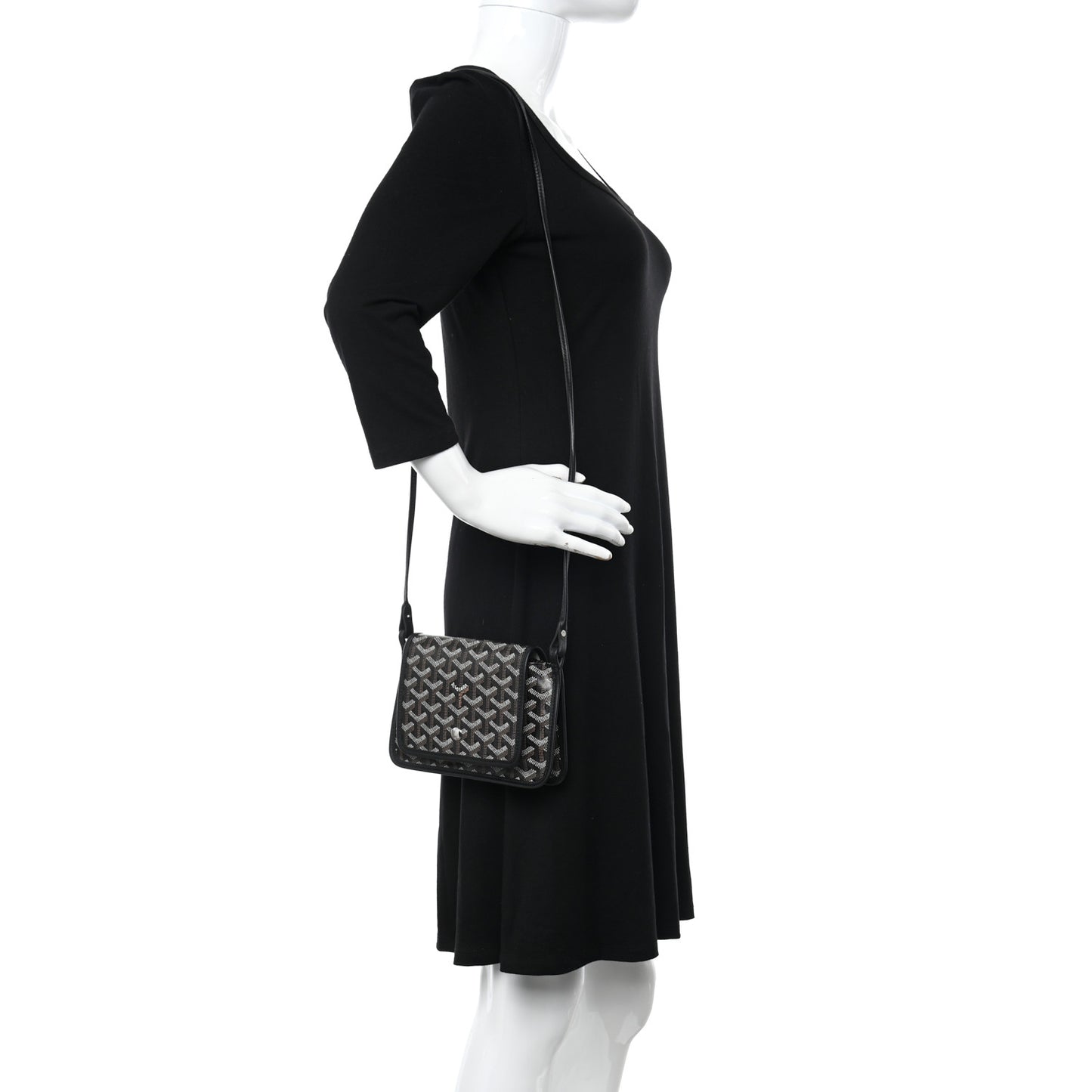 Goyardine Plumet Wallet Clutch Black