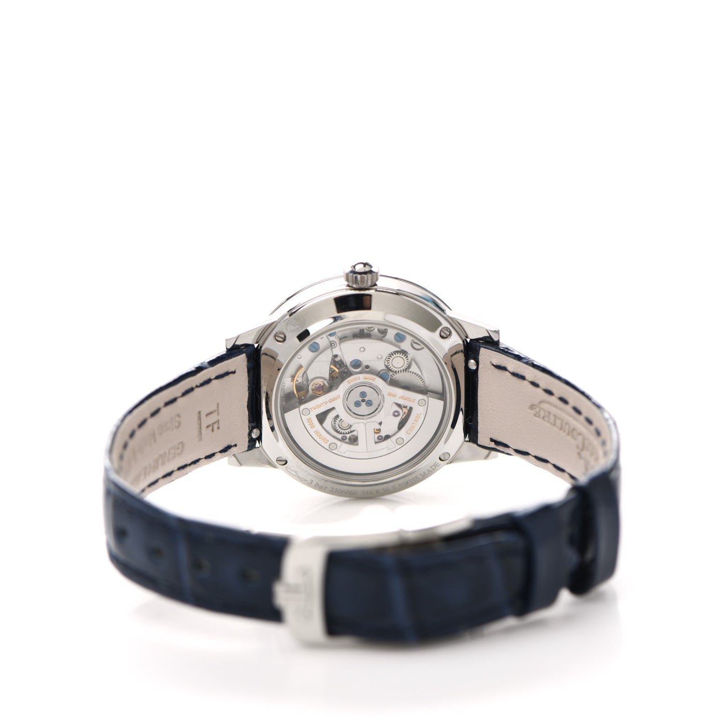 Stainless Steel Alligator Diamond 29mm Rendez-Vous Classic Day & Night Automatic Watch Blue Q3468480