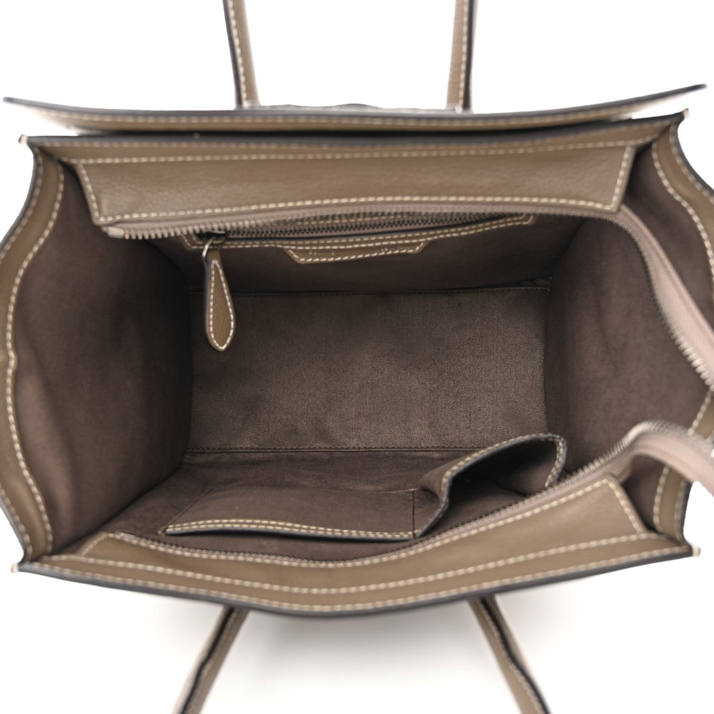 Drummed Calfskin Micro Luggage Souris