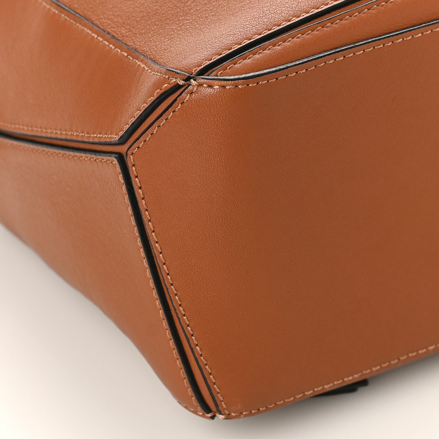 Calfskin Small Puzzle Bag Tan