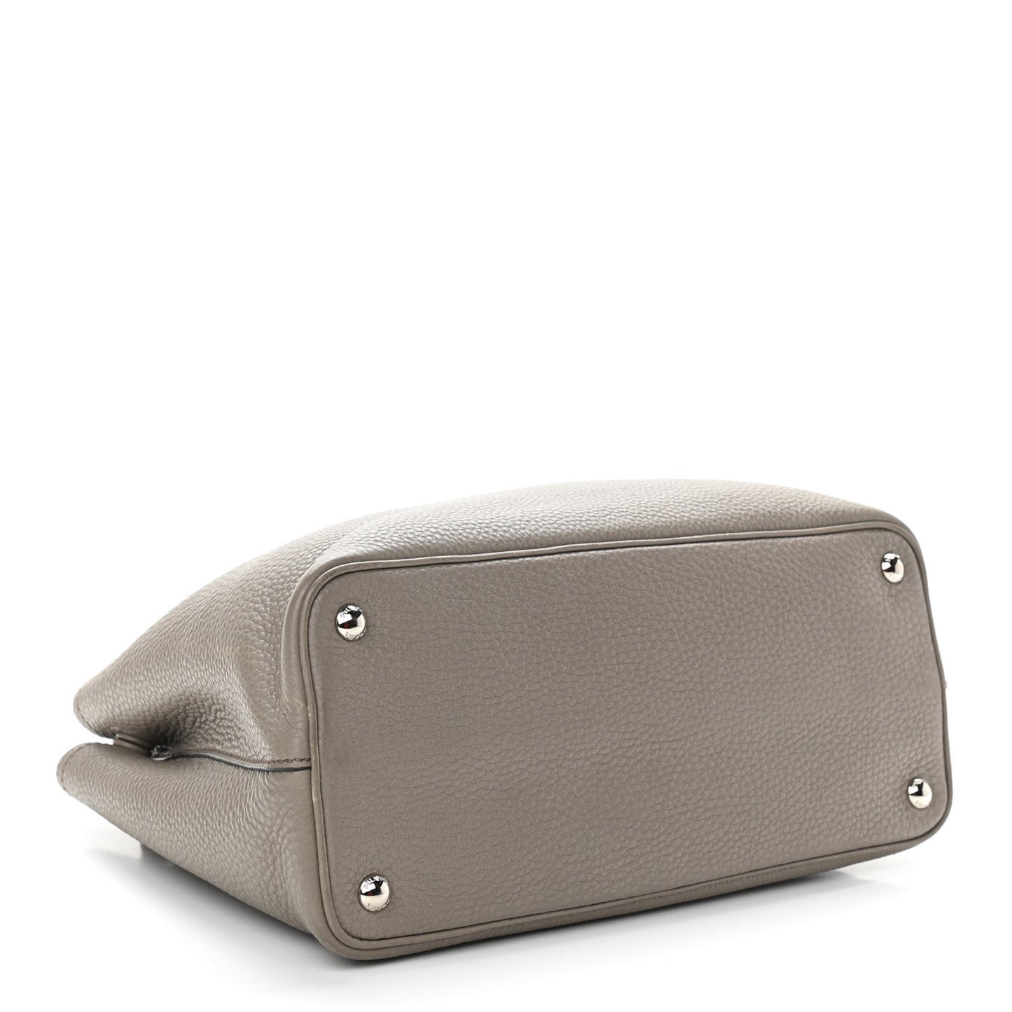 Vitello Daino Small Double Bag Argilla Black