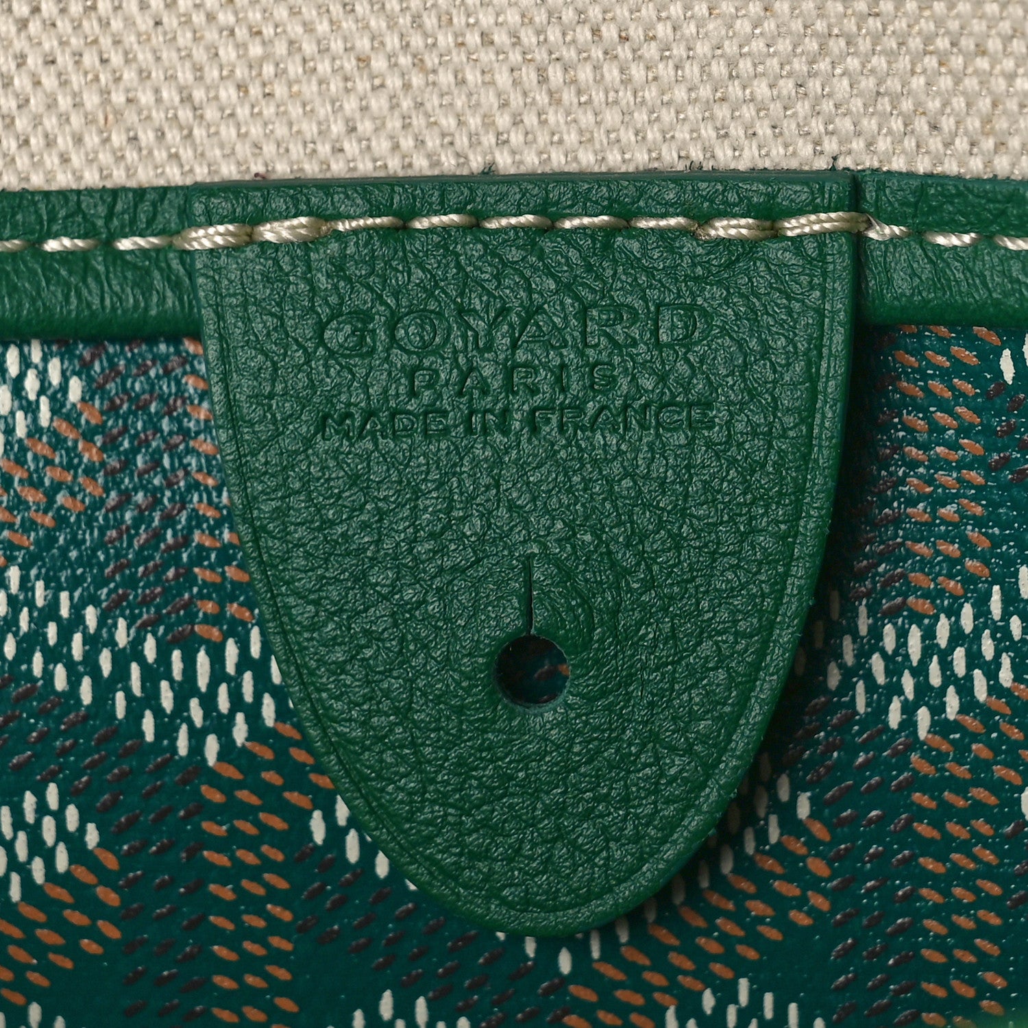 Goyard Goyardine Artois PM Green 5 of 7
