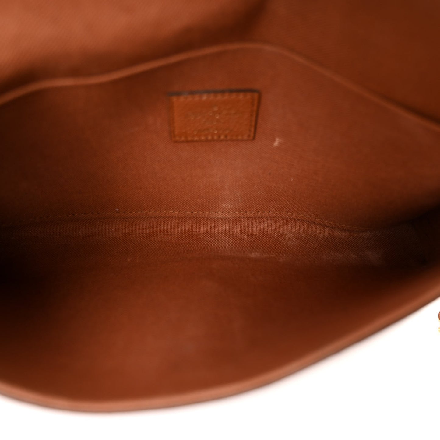 Empreinte Pochette Felicie Chain Wallet Cognac