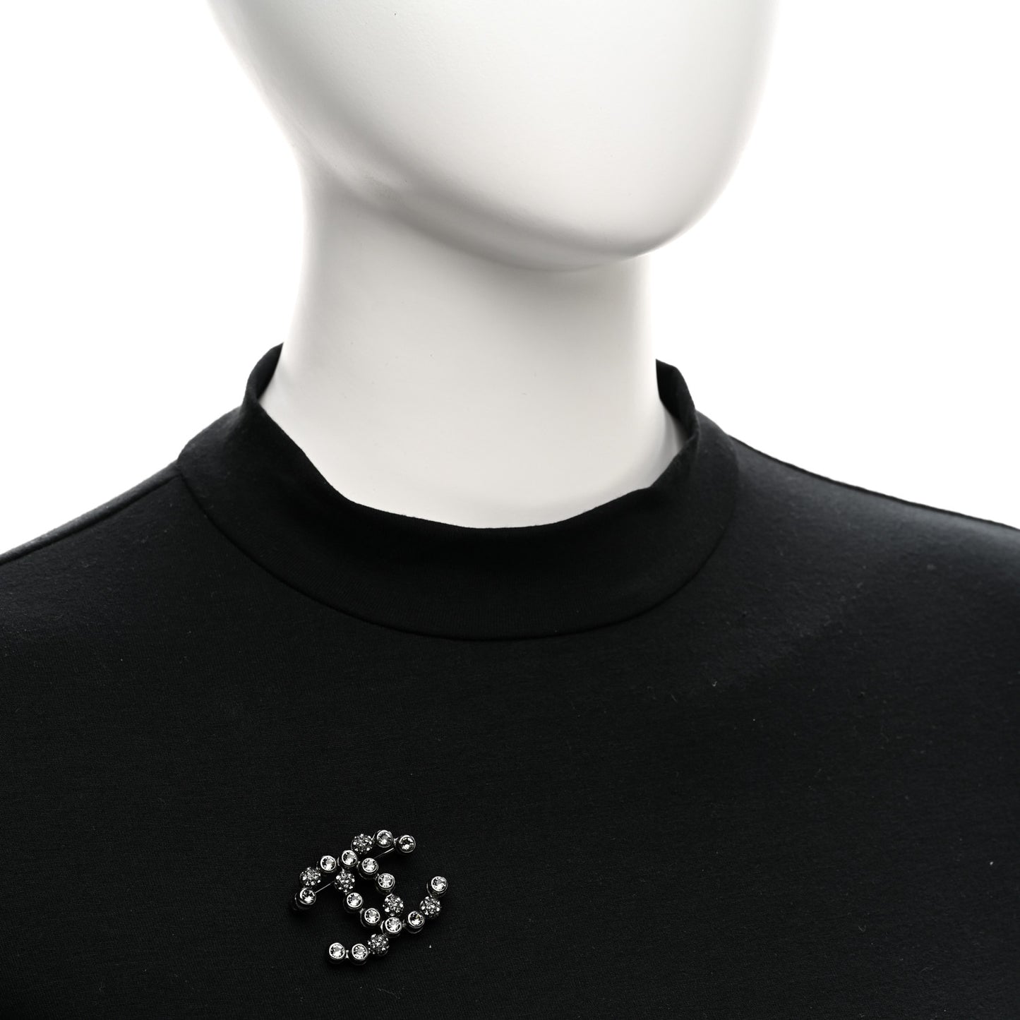 Ruthenium Crystal CC Brooch