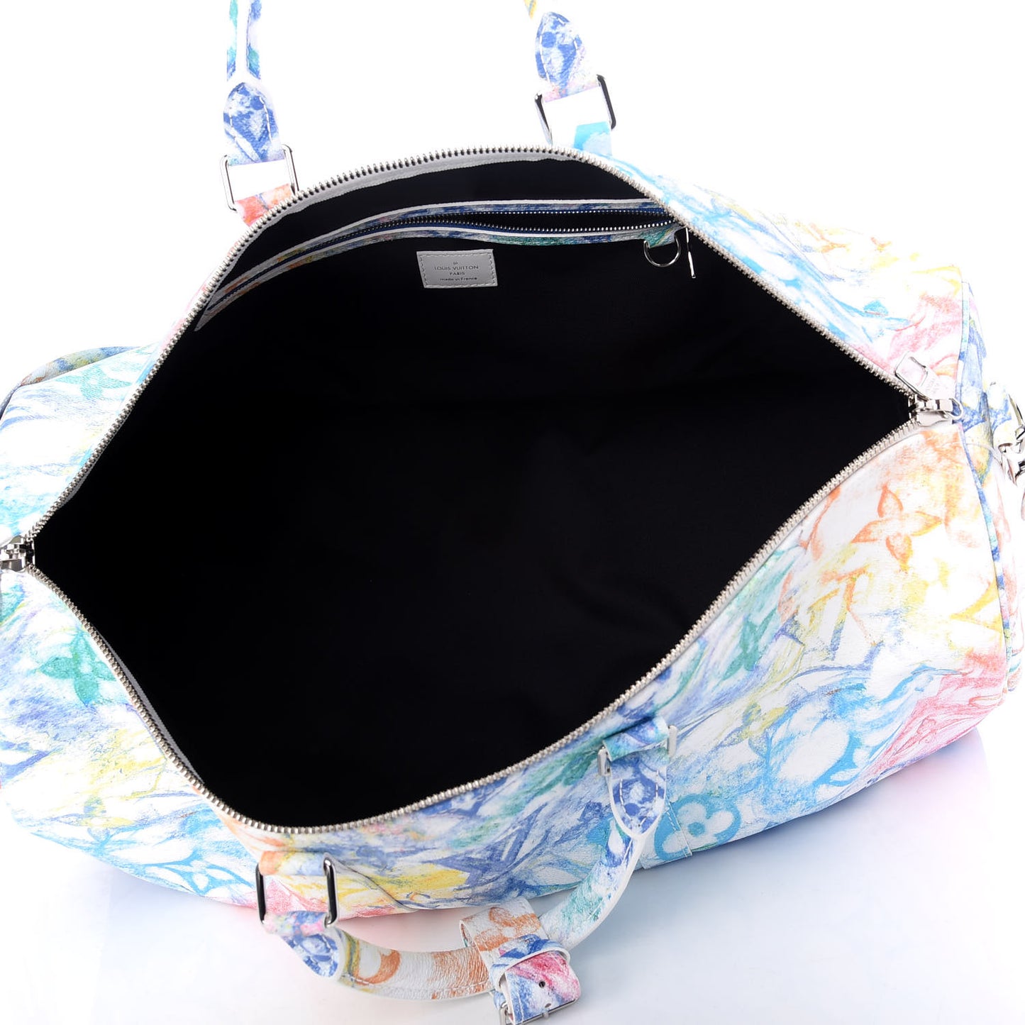 Monogram Pastel Colors Keepall Bandouliere 50 Multicolor