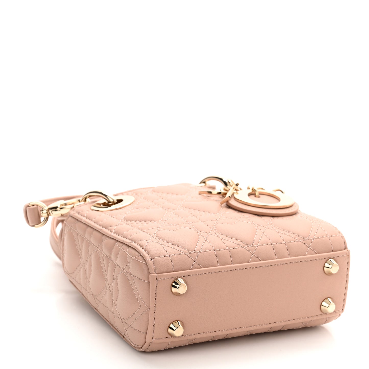Lambskin Cannage Micro DiorAmour Lady Dior Pink