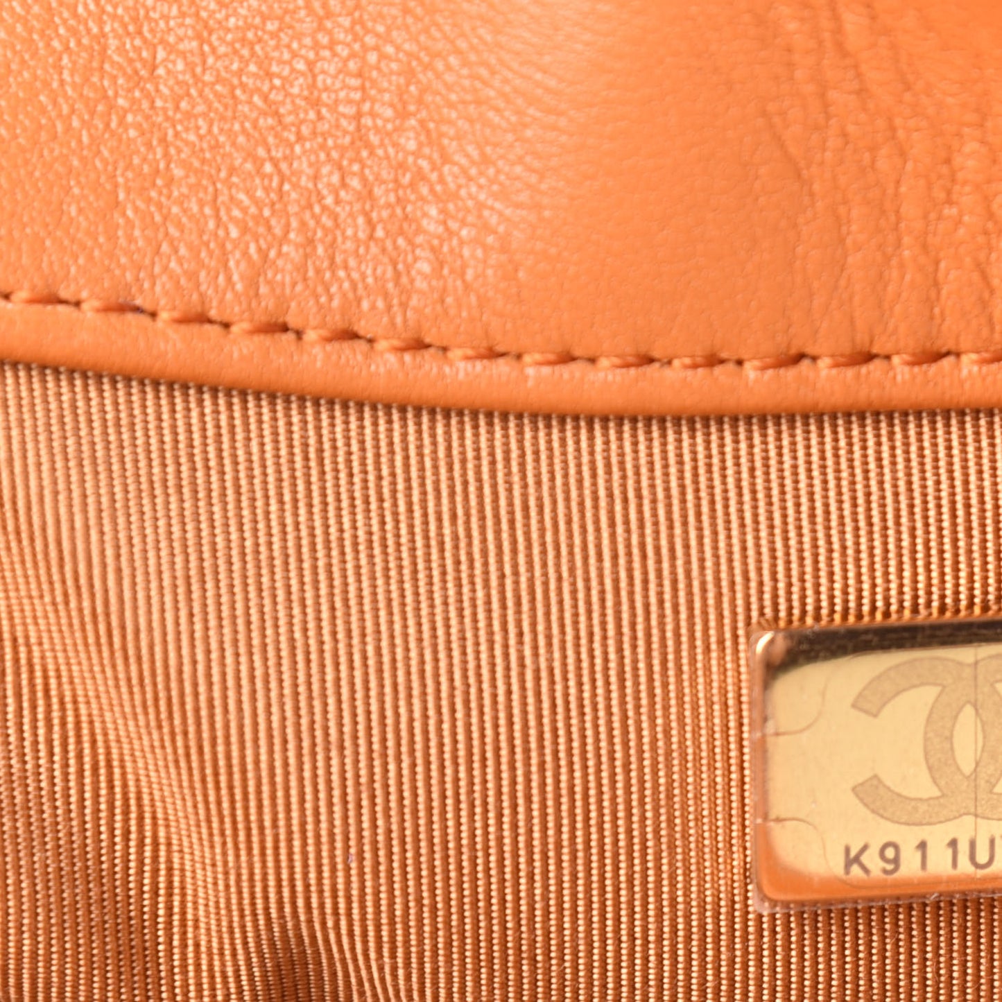 Lambskin Quilted Medium Chanel 19 Flap Light Brown