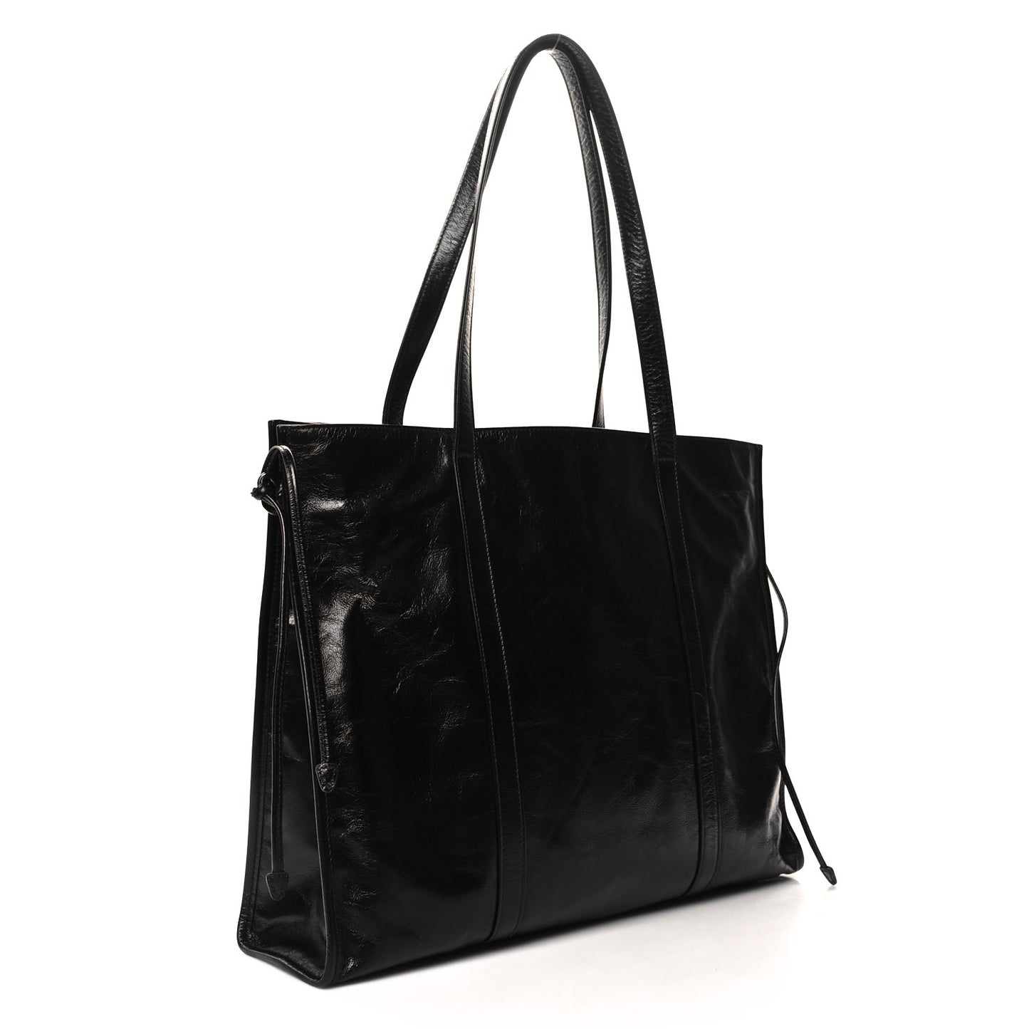 Soft Lux Large Shopping Tote Black
