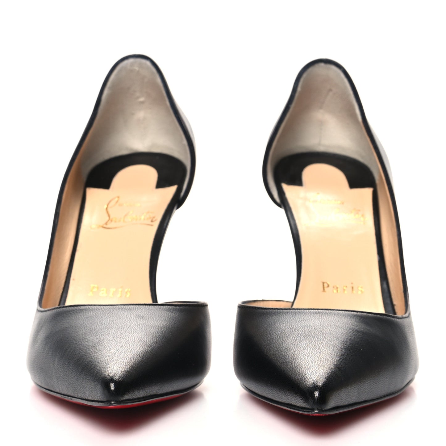 Shiny Nappa Iriza 85 Pumps 37.5 Black