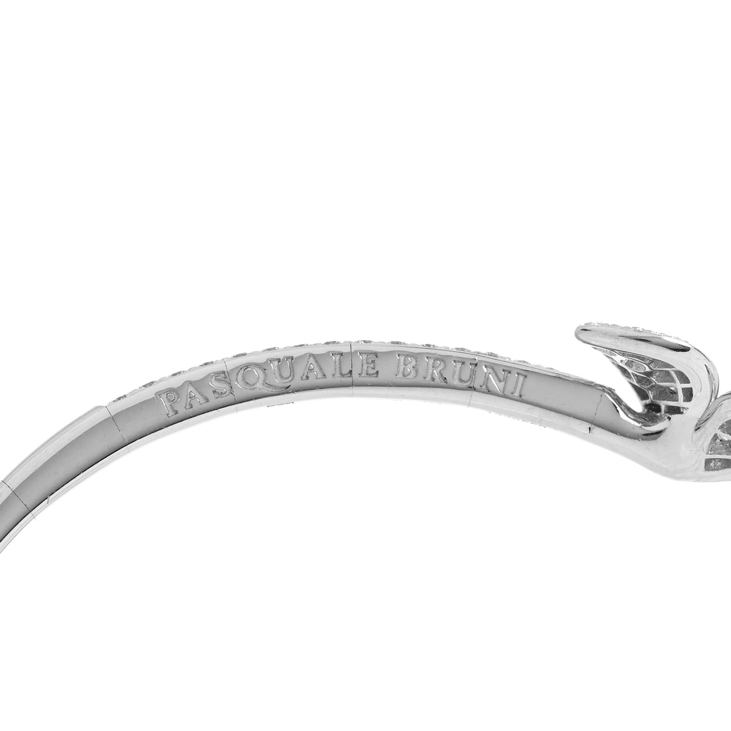 18K White Gold Giardini Segreti Cuff Bracelet