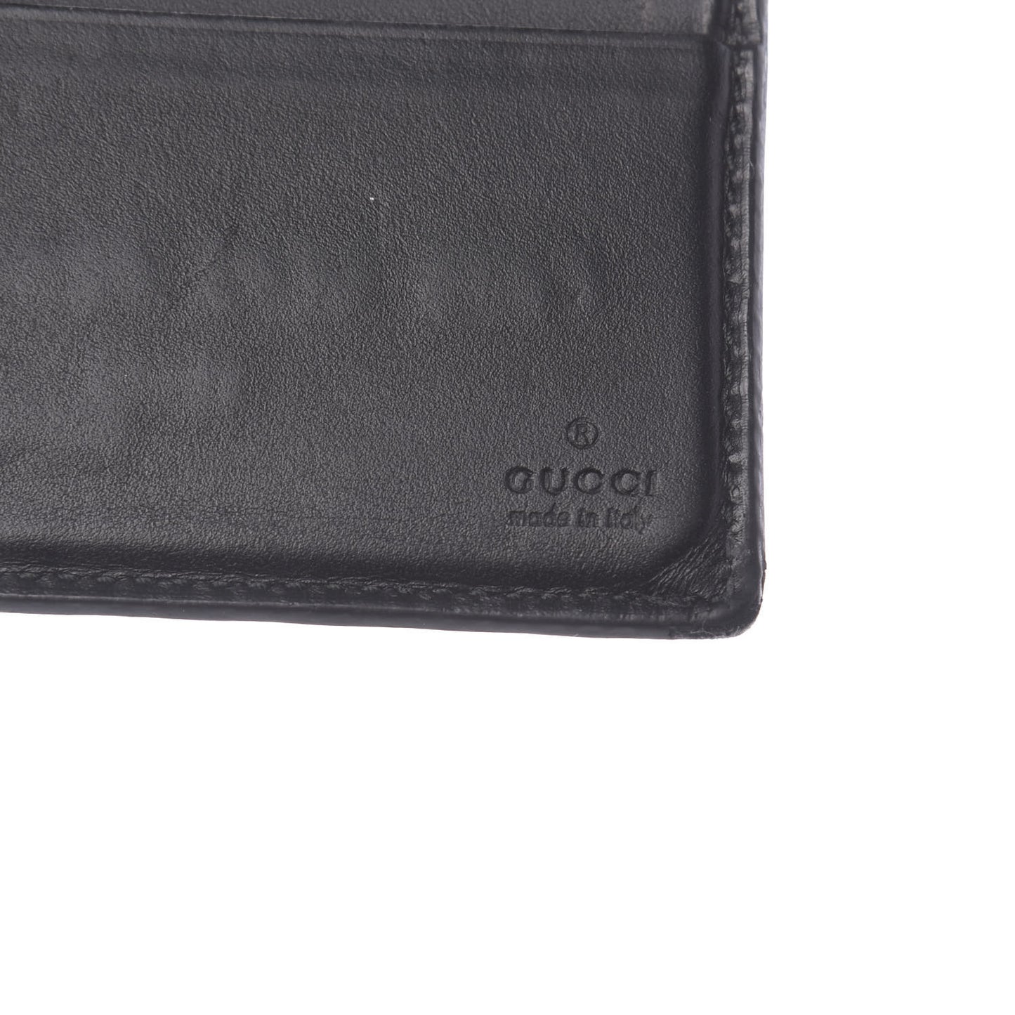 GG Supreme Monogram Kingsnake Bi-Fold Wallet Black