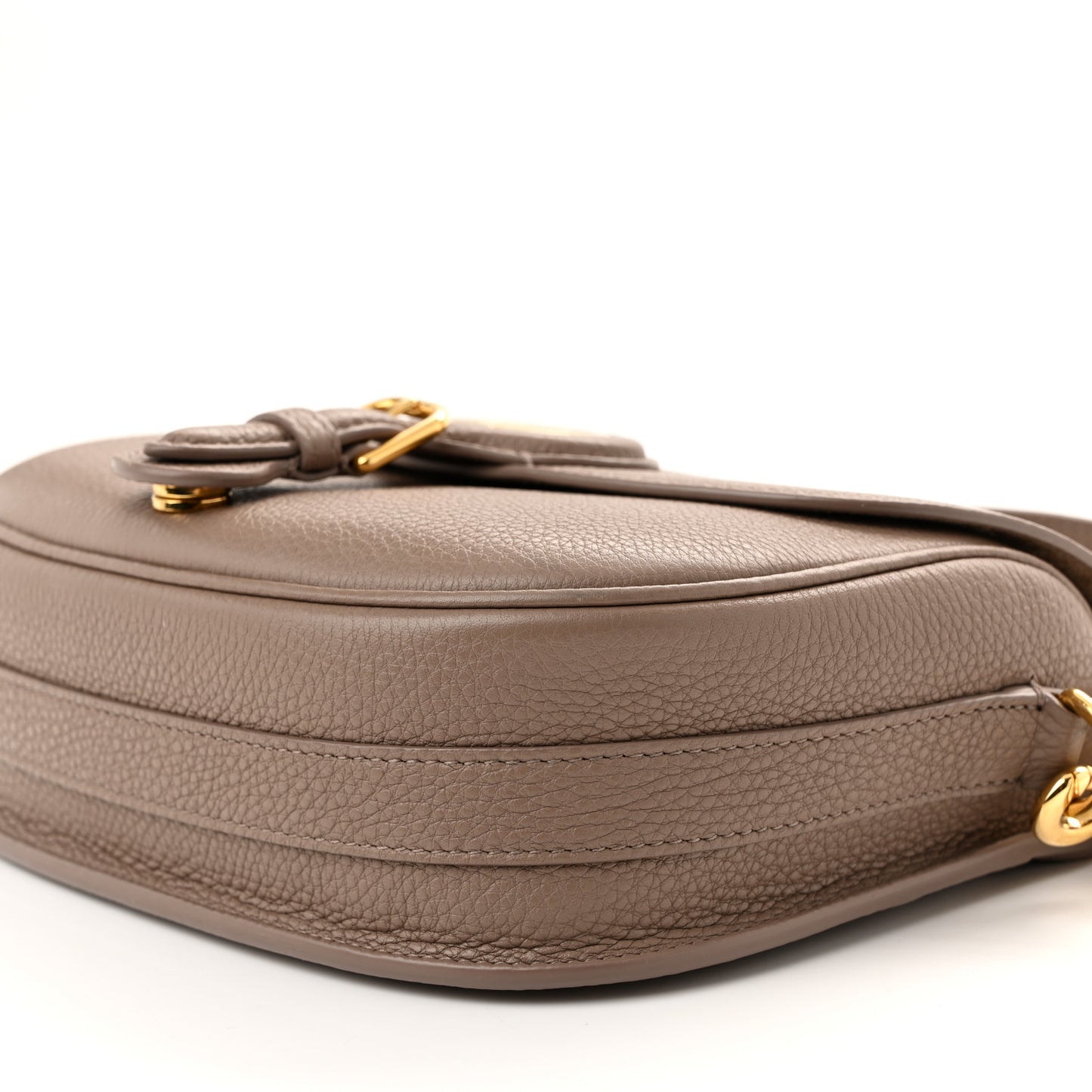 Grained Calfskin Medium Bobby Flap Taupe