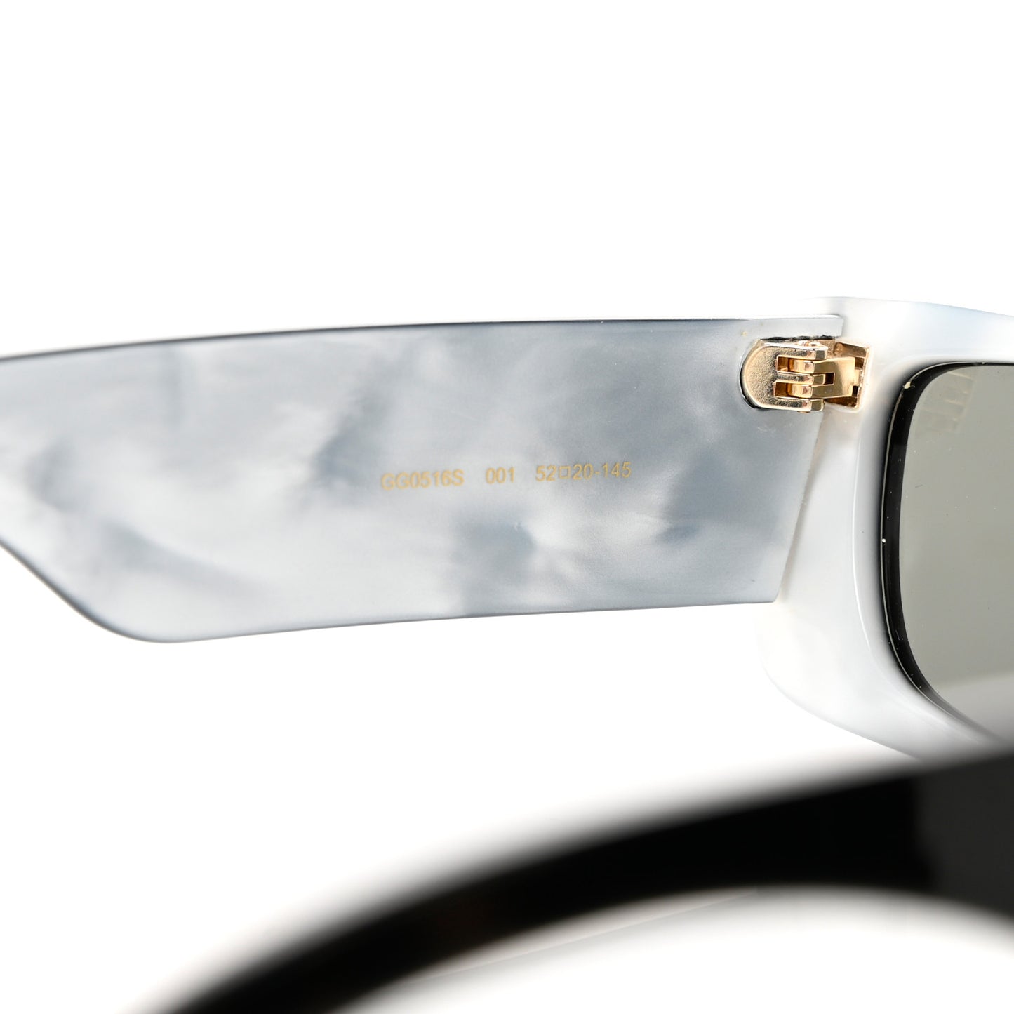 Acetate Rectangular Sunglasses GG0516S Black