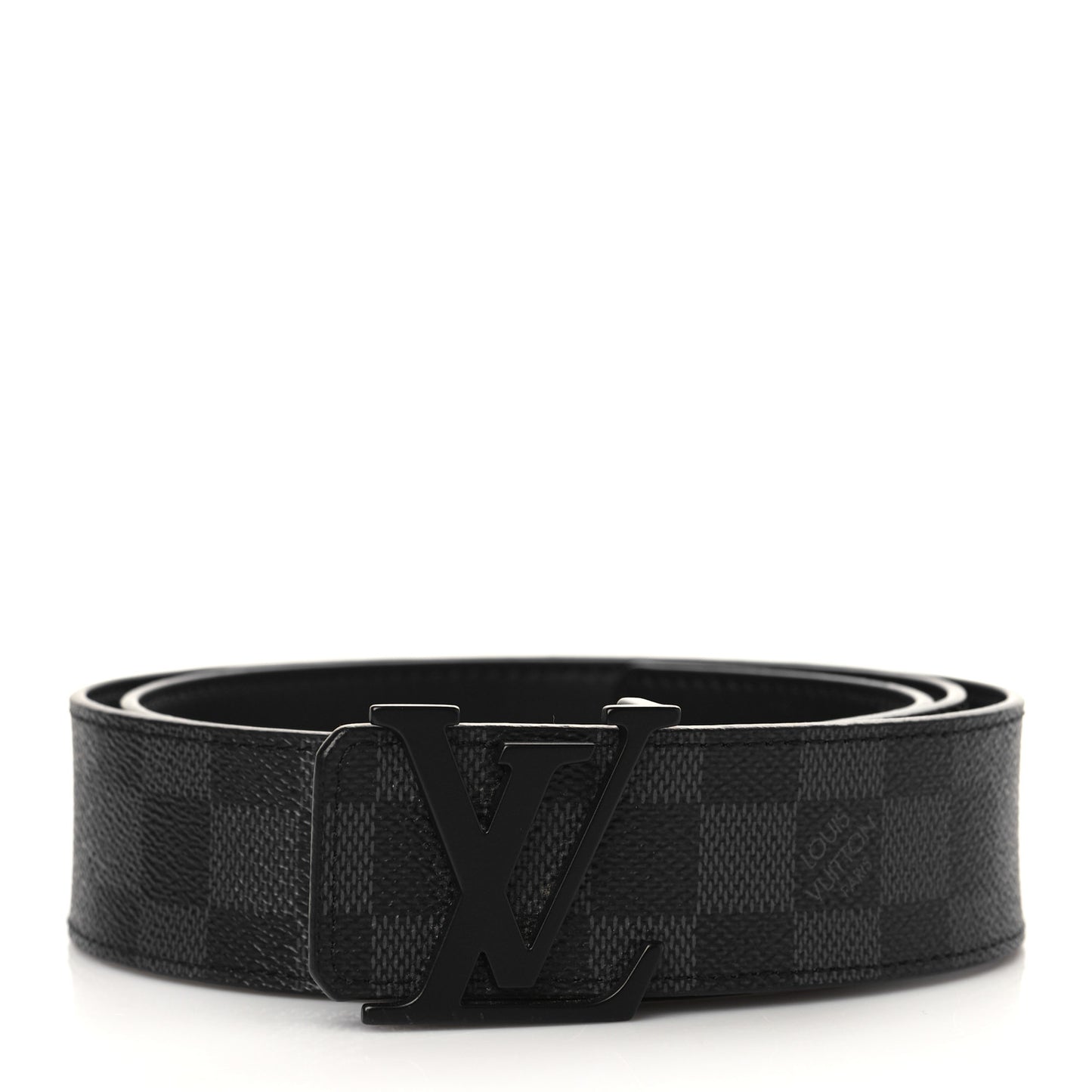 Calfskin Damier Eclipse 40mm LV Initiales Reversible Belt 95 38