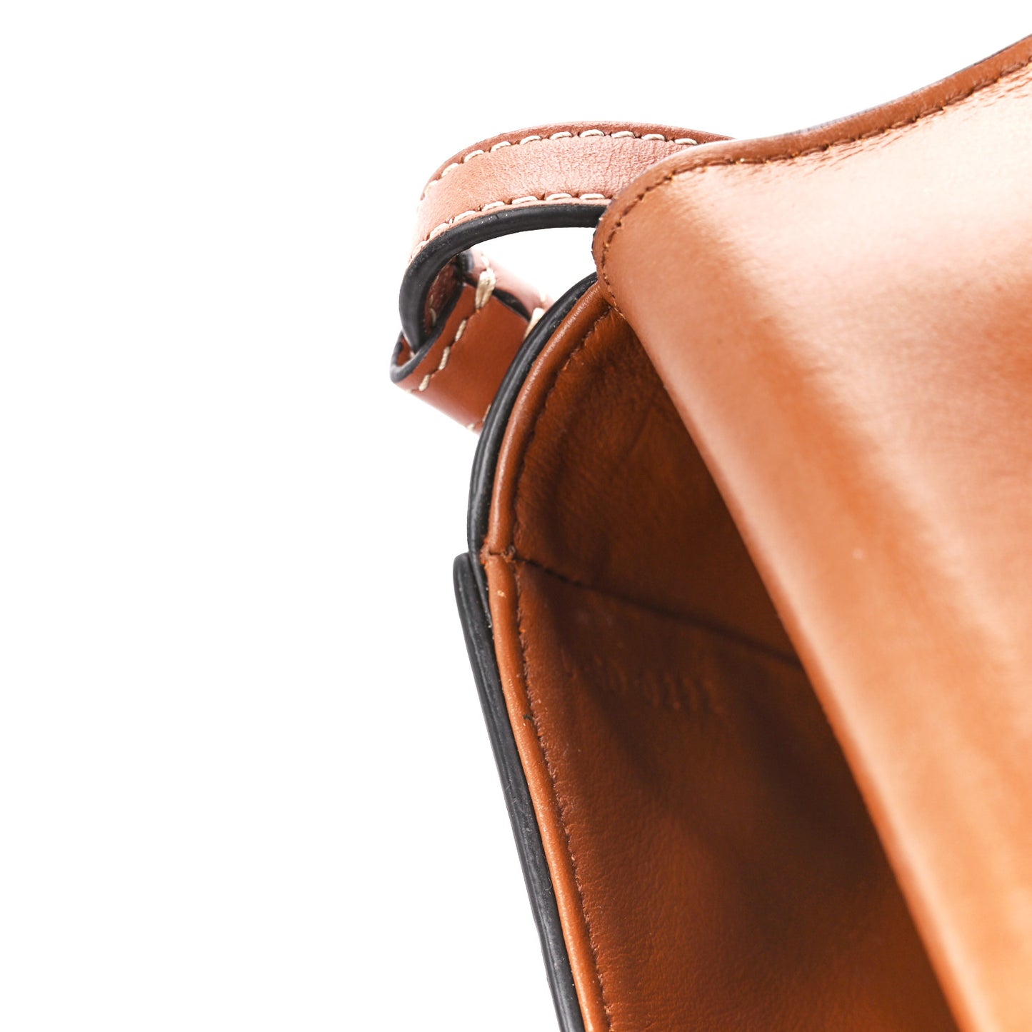 Smooth Calfskin Triomphe Mini Besace Crossbody Tan