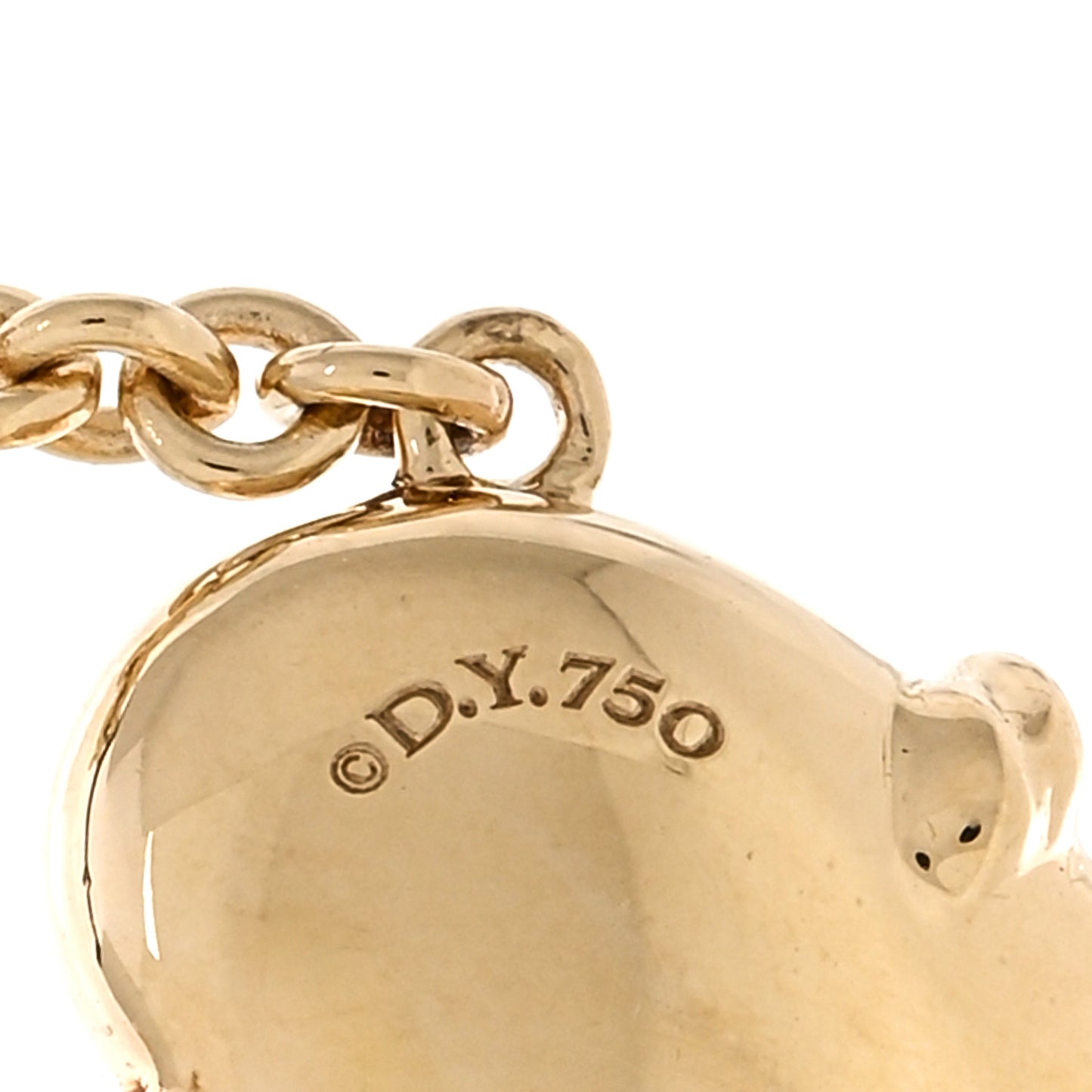 18K Yellow Gold Diamond Le Petite Coeur Sculpted Heart Chain Bracelet