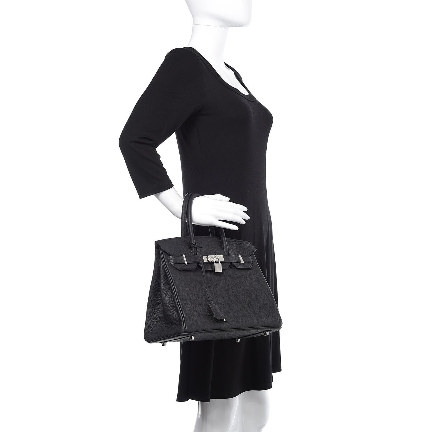 Togo Birkin 30 Black