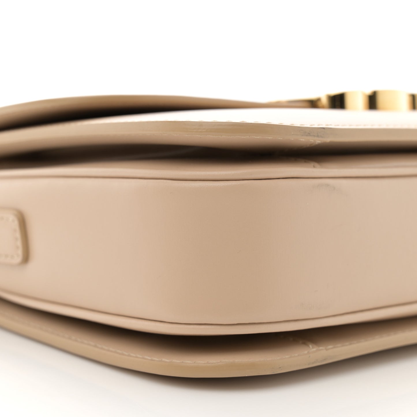 Shiny Calfskin Medium Triomphe Nude