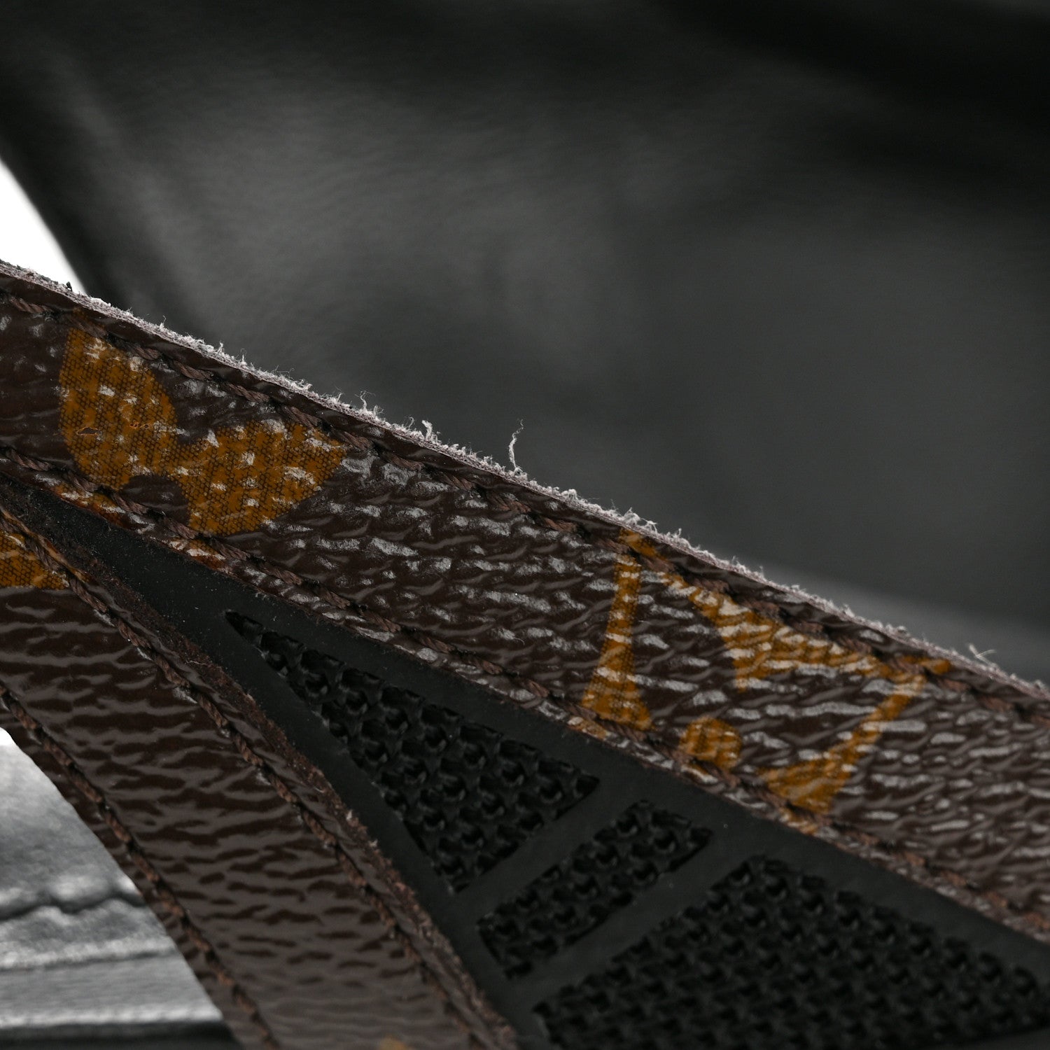 Louis Vuitton Patent Monogram Archlight Slingback Pumps 38 Black 11 of 12