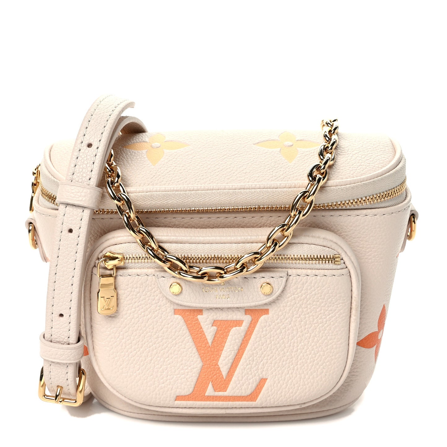 Empreinte Monogram Giant Mini By The Pool Bumbag Cream Saffron