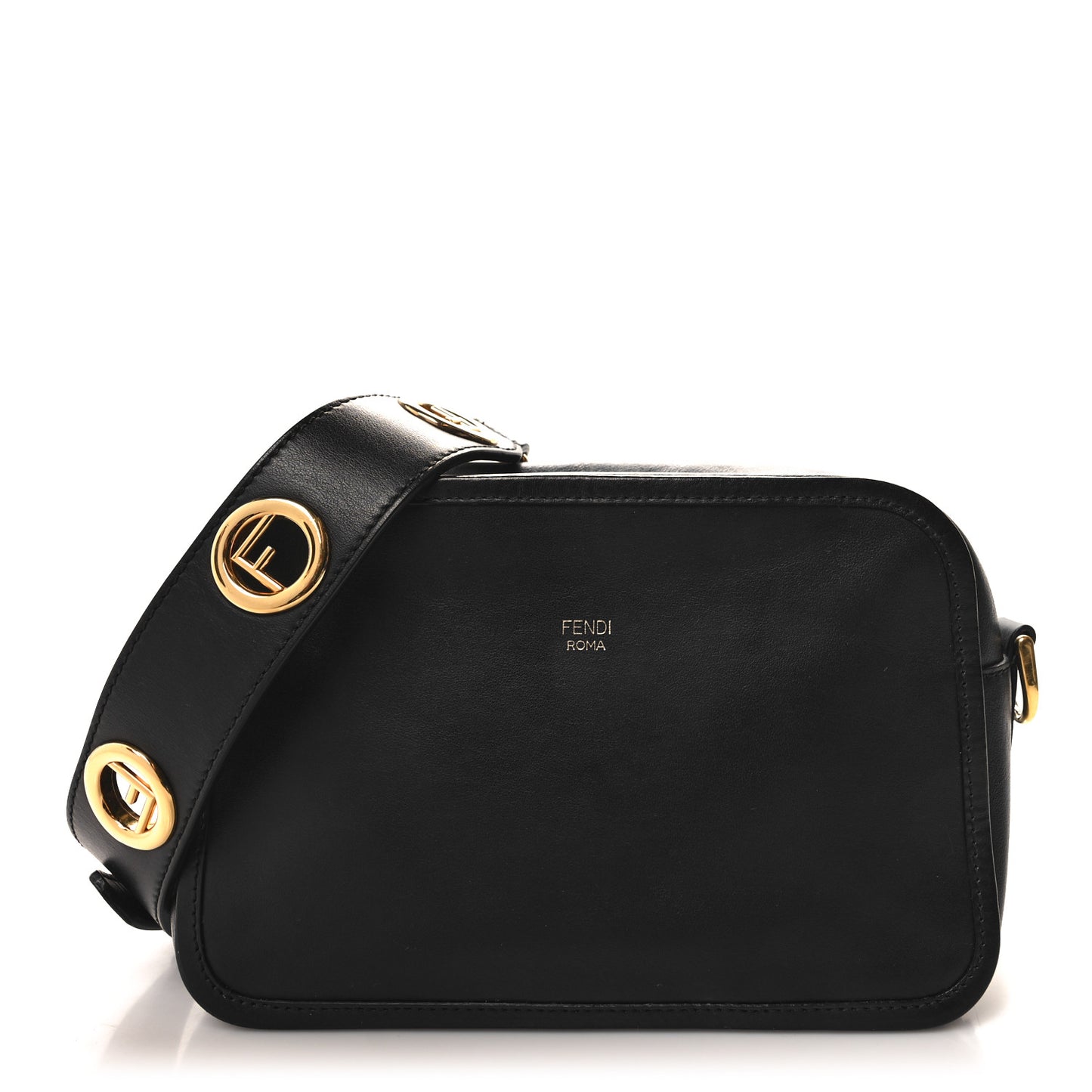 Vitello Century Opaco F is Fendi Camera Case Black