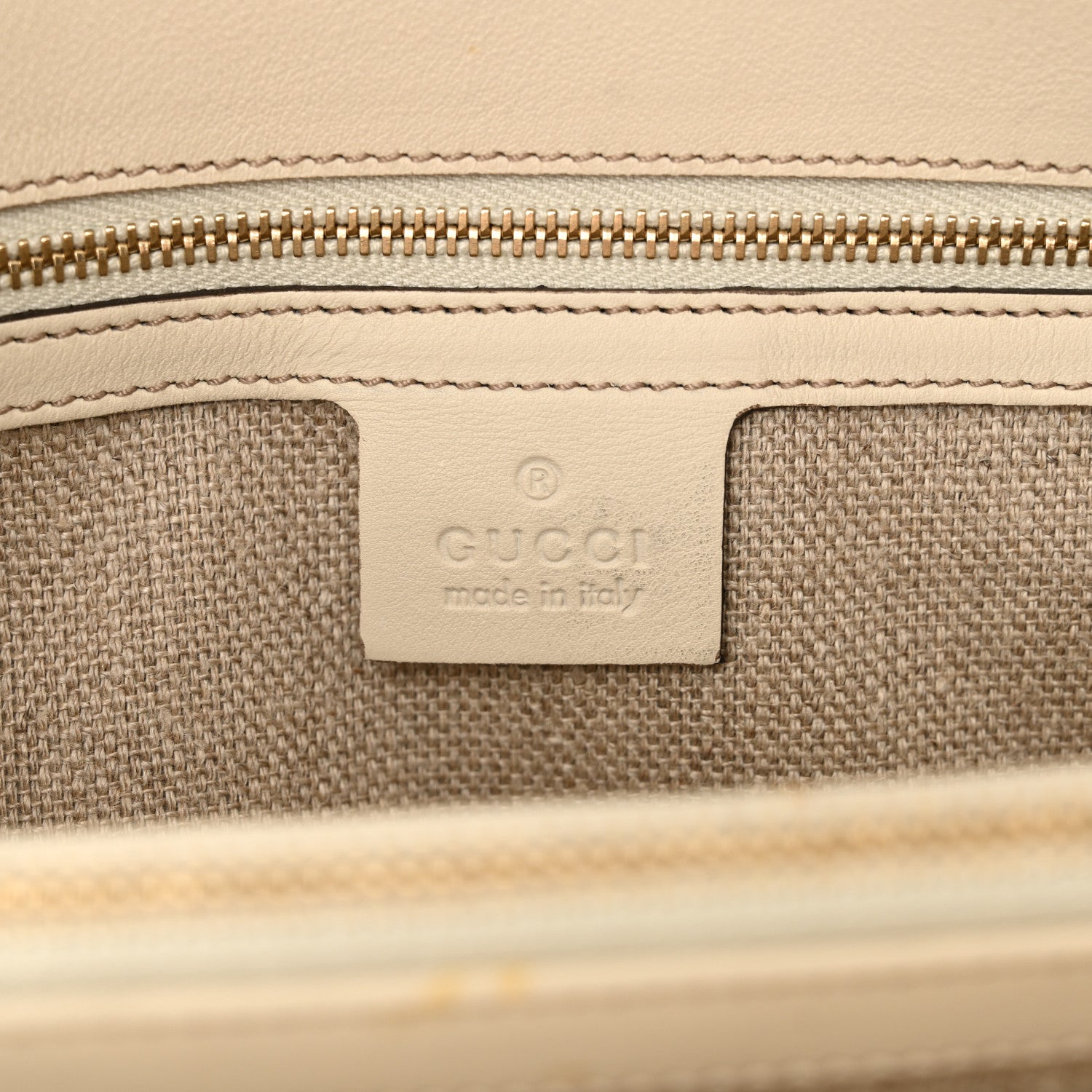 Gucci Calfskin Shoulder Bag Ivory 6 of 12