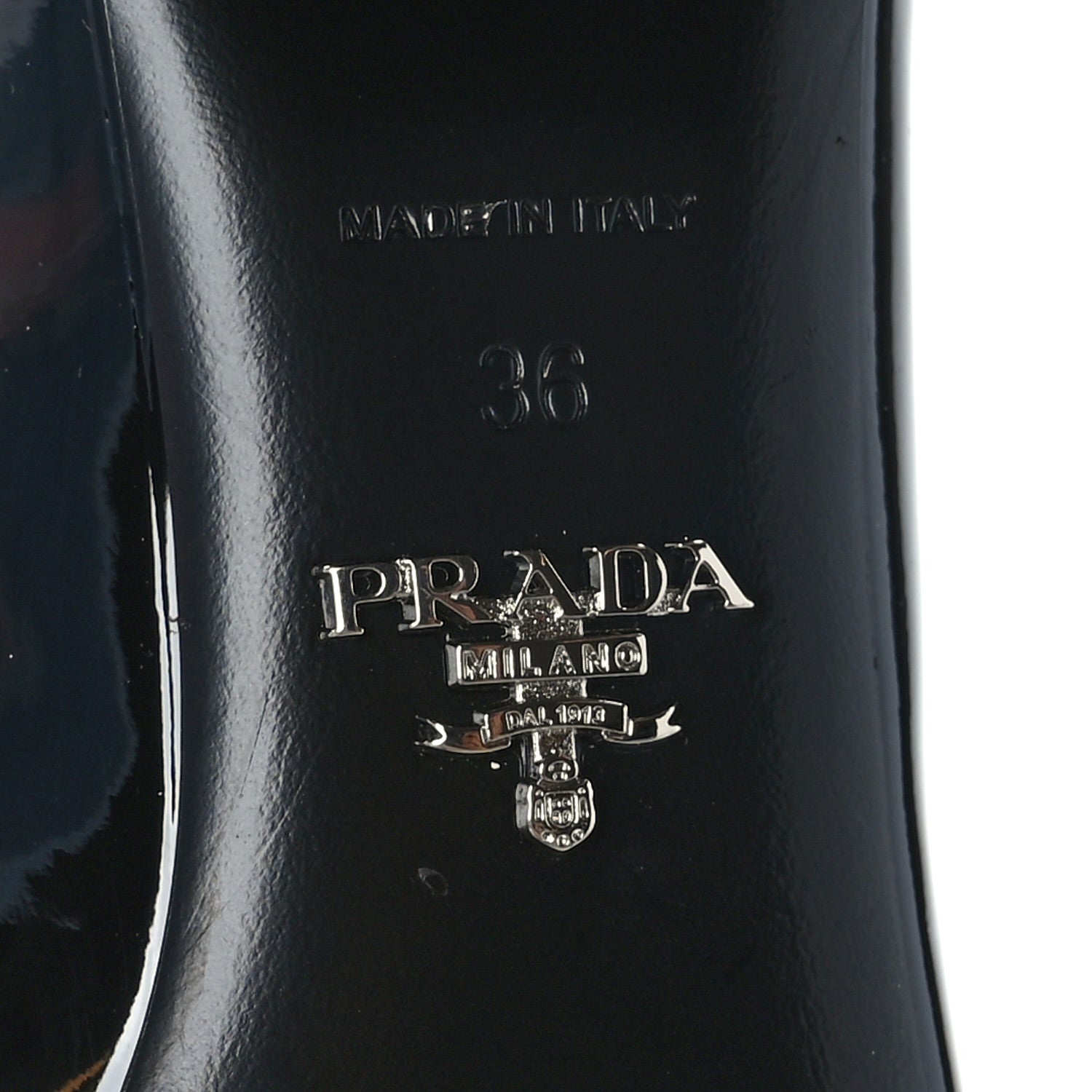 Prada Patent Mary Jane 45mm Pumps 36 Black 7 of 7