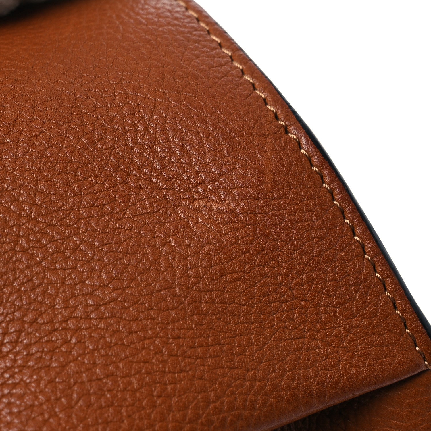 Loewe Calfskin Shearling Mini Bunny Western Crossbody Bag Walnut 9 of 11