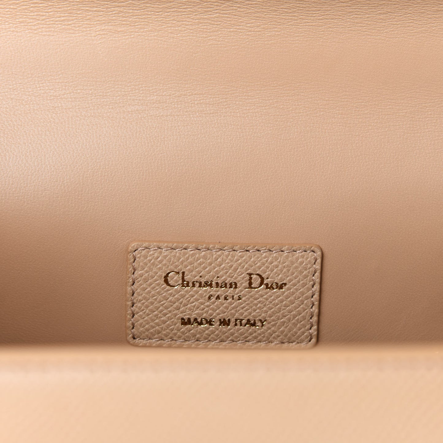 Grained Calfskin Large St. Honore Tote Beige