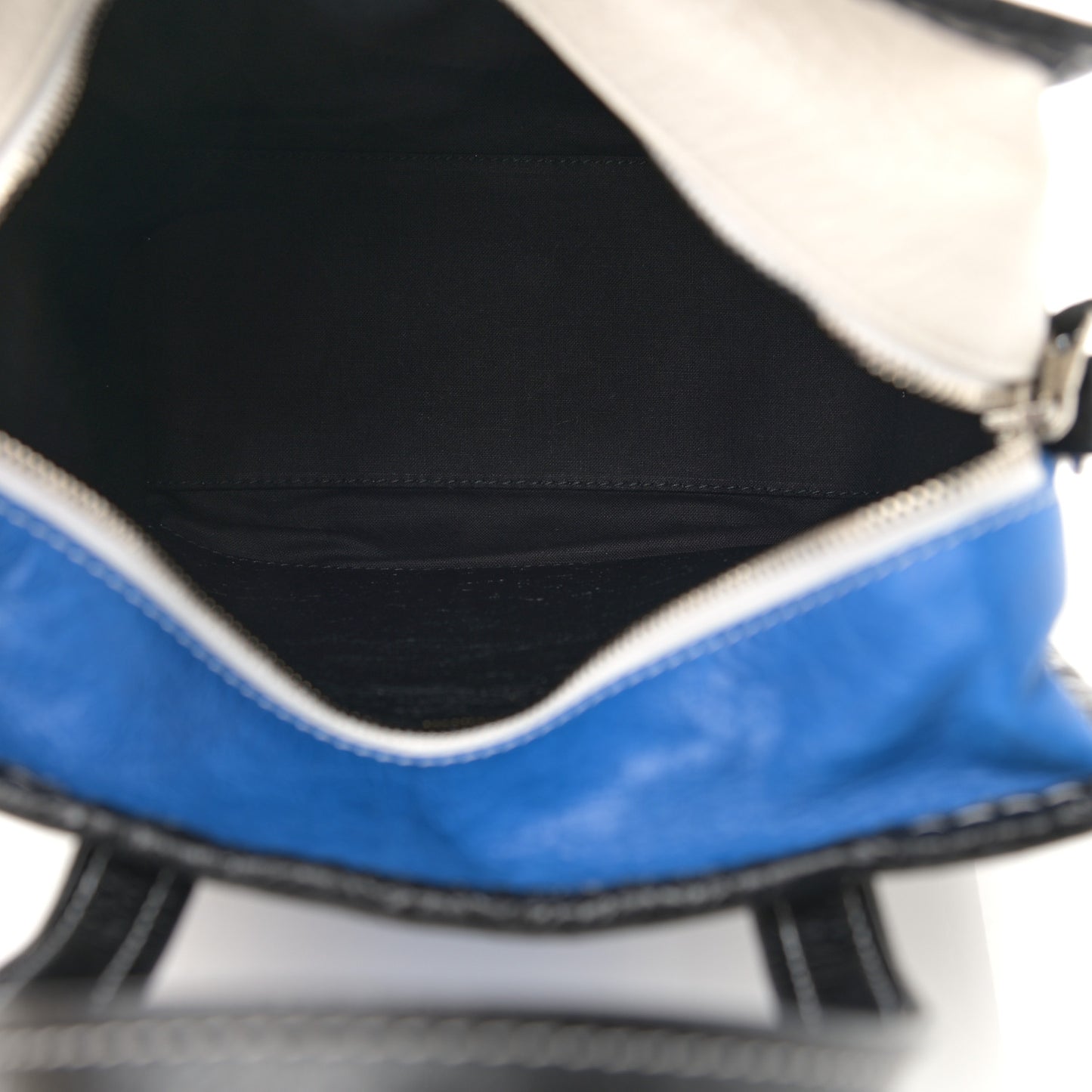Agneau Arena Multicolore XS Bazar Shopper Tote Bleu White Black