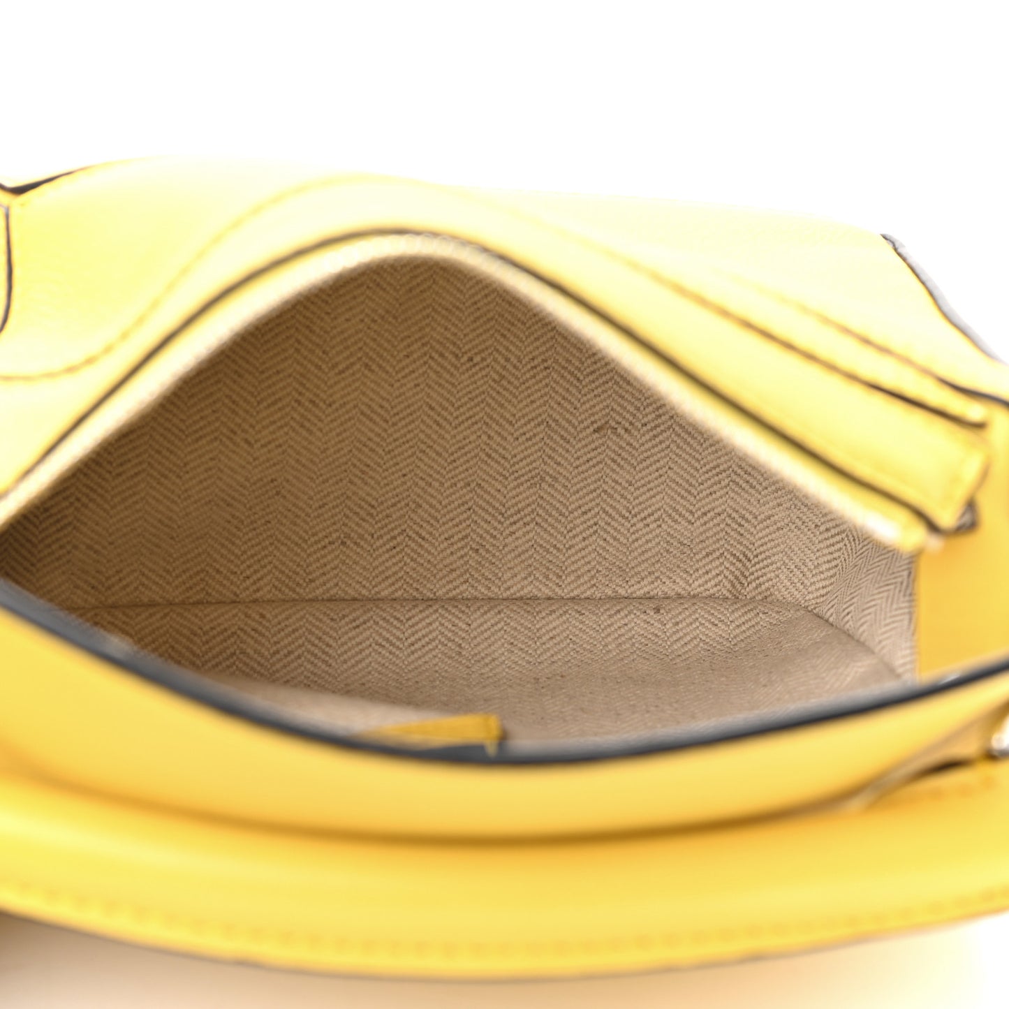 Calfskin Mini Puzzle Bag Yellow