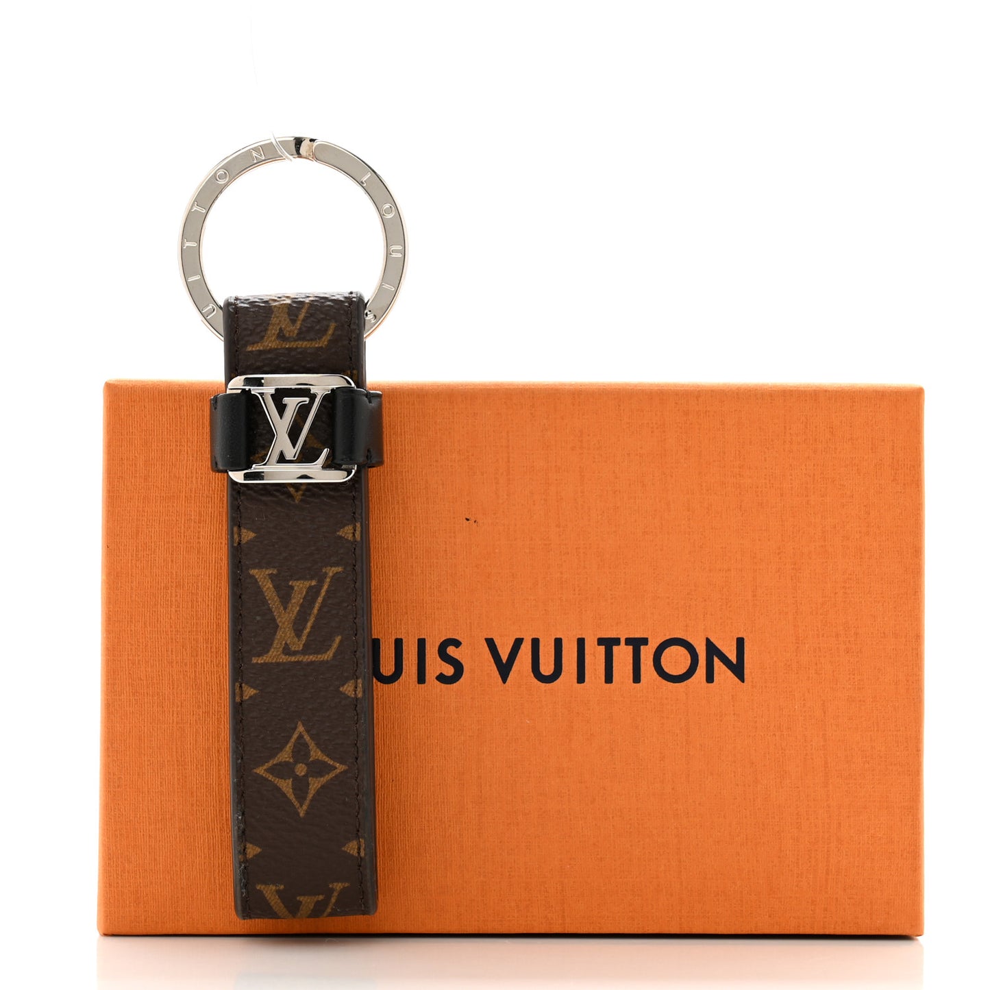 Monogram LV Dragonne Bag Charm Key Holder
