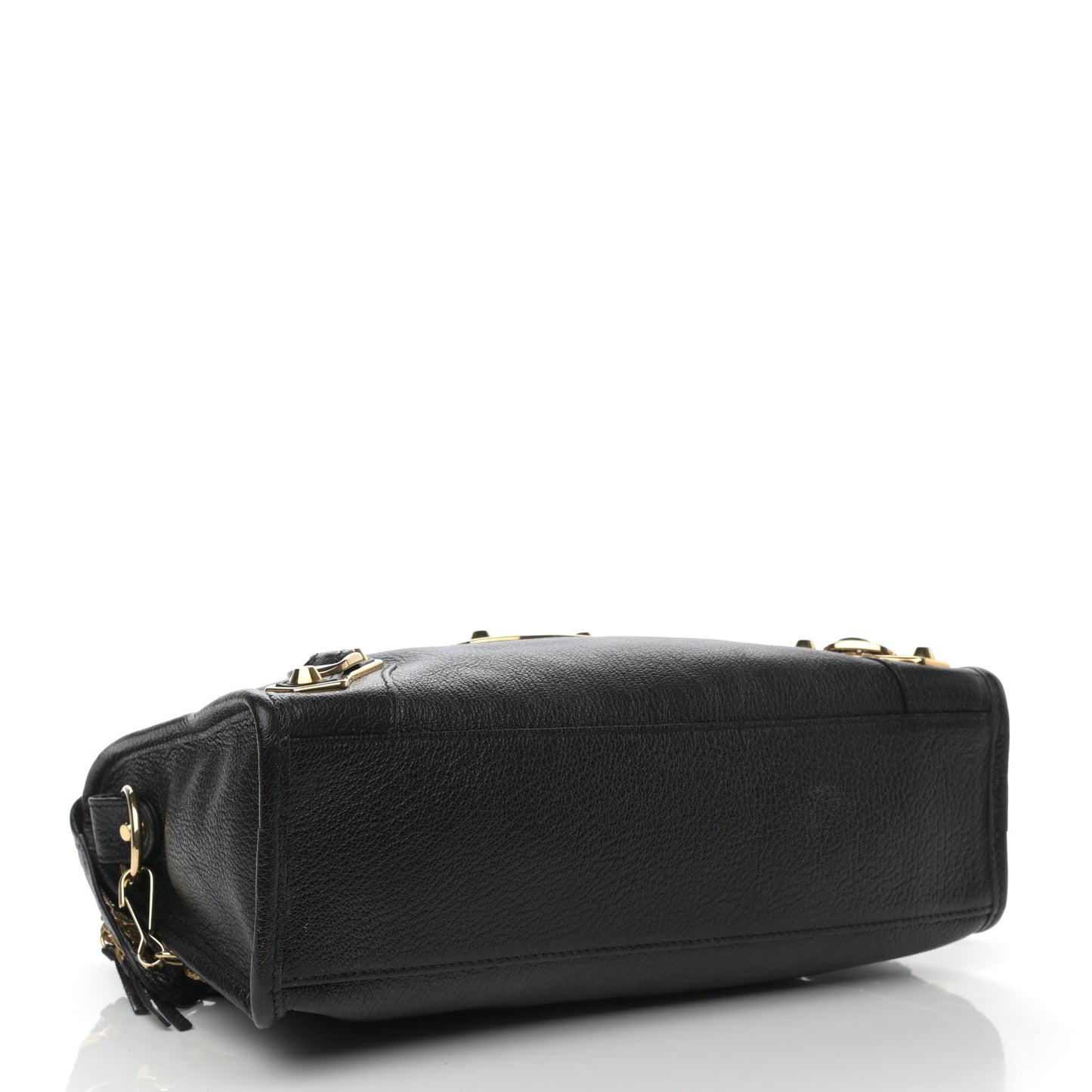 Chevre Gold Metallic Edge Hardware S City Black