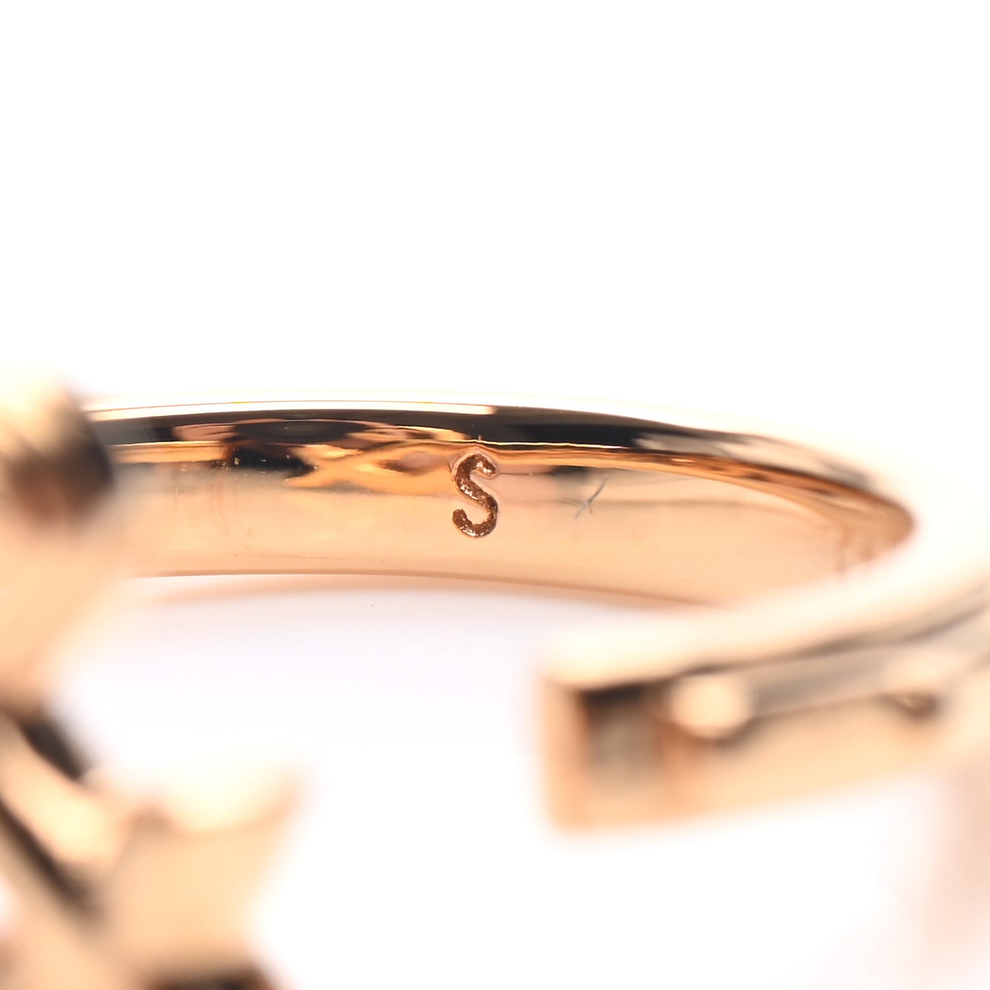 LV And Me Ampersand Ring 5.5 Gold