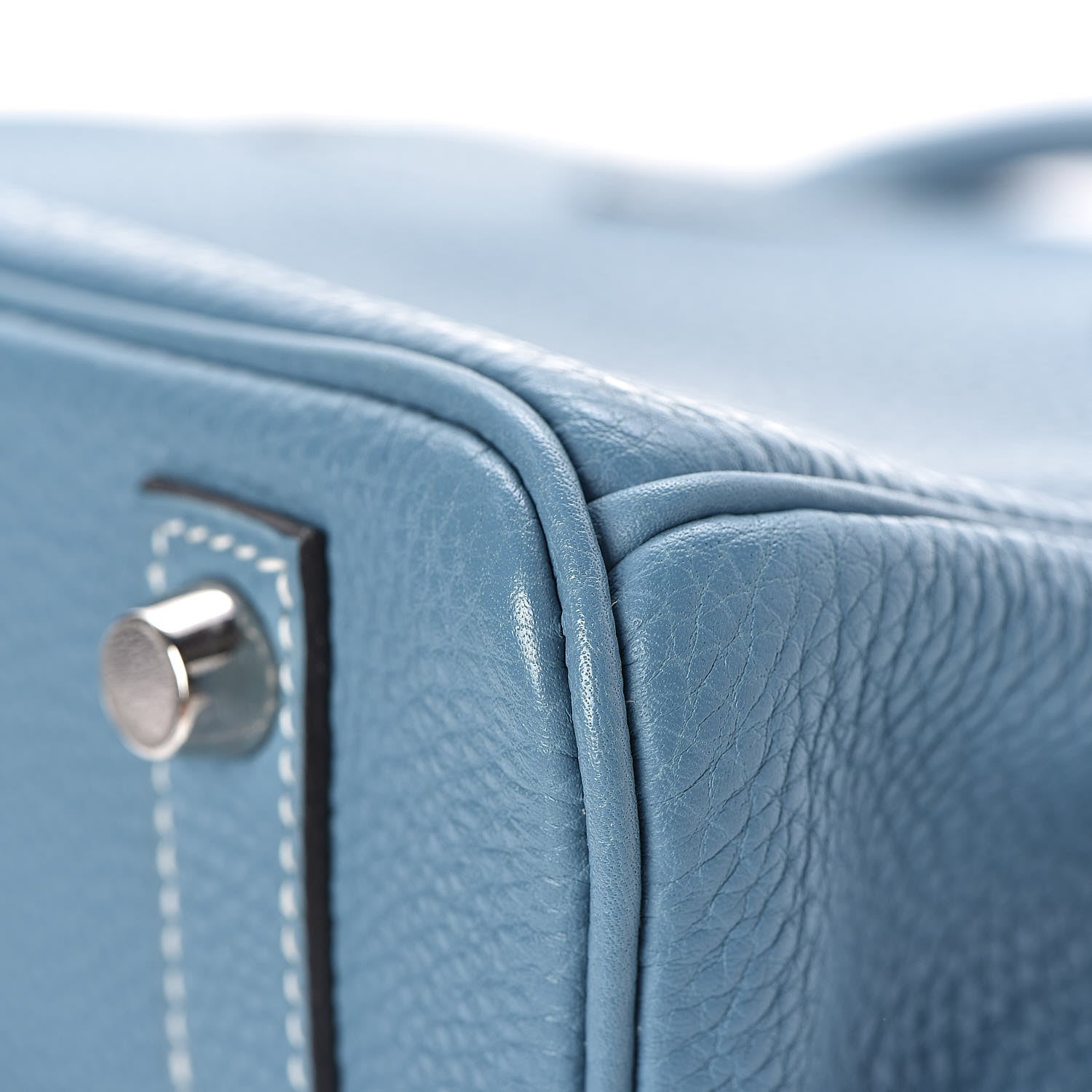Hermes Togo Birkin 25 Blue Jean 28 of 36