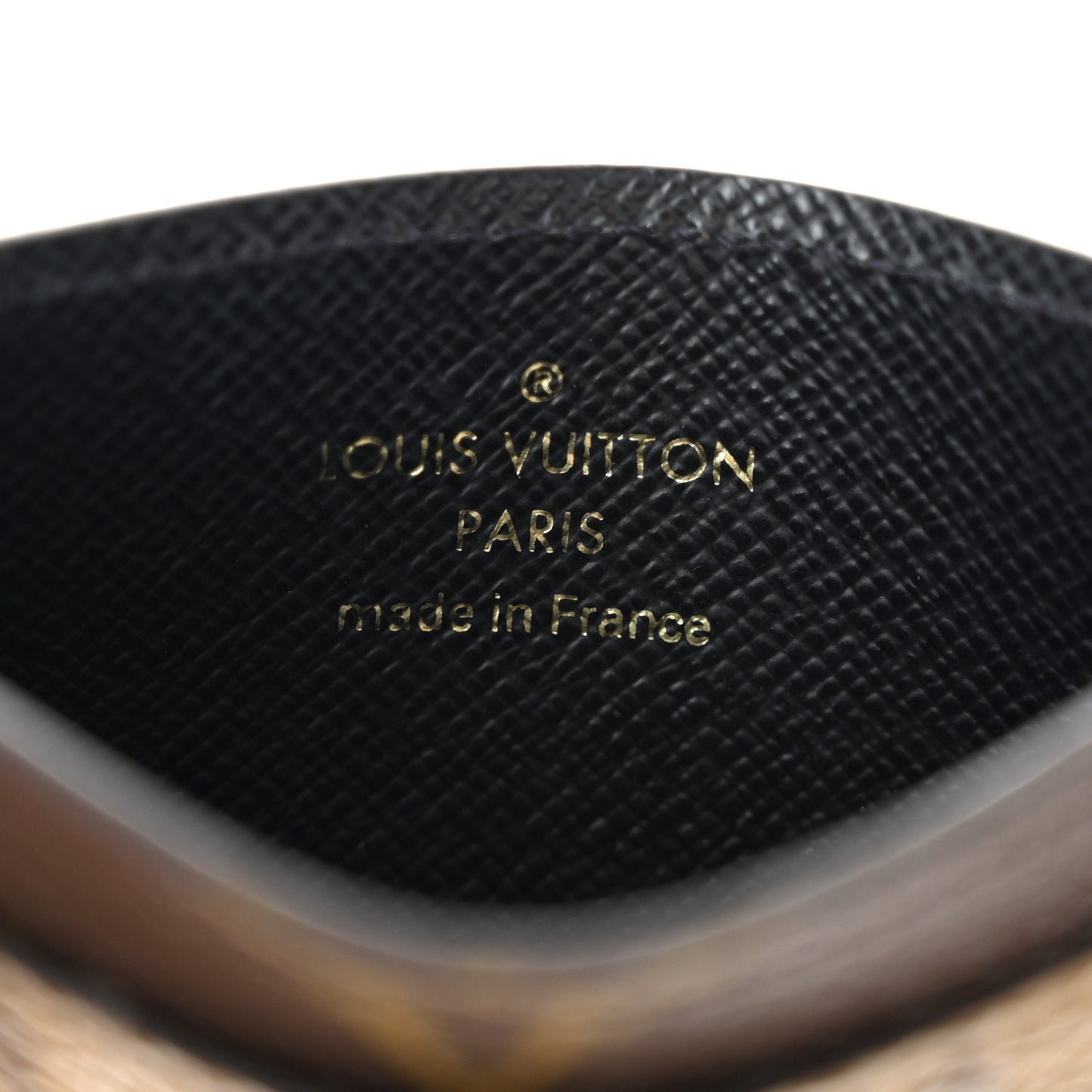Reverse Monogram Card Holder