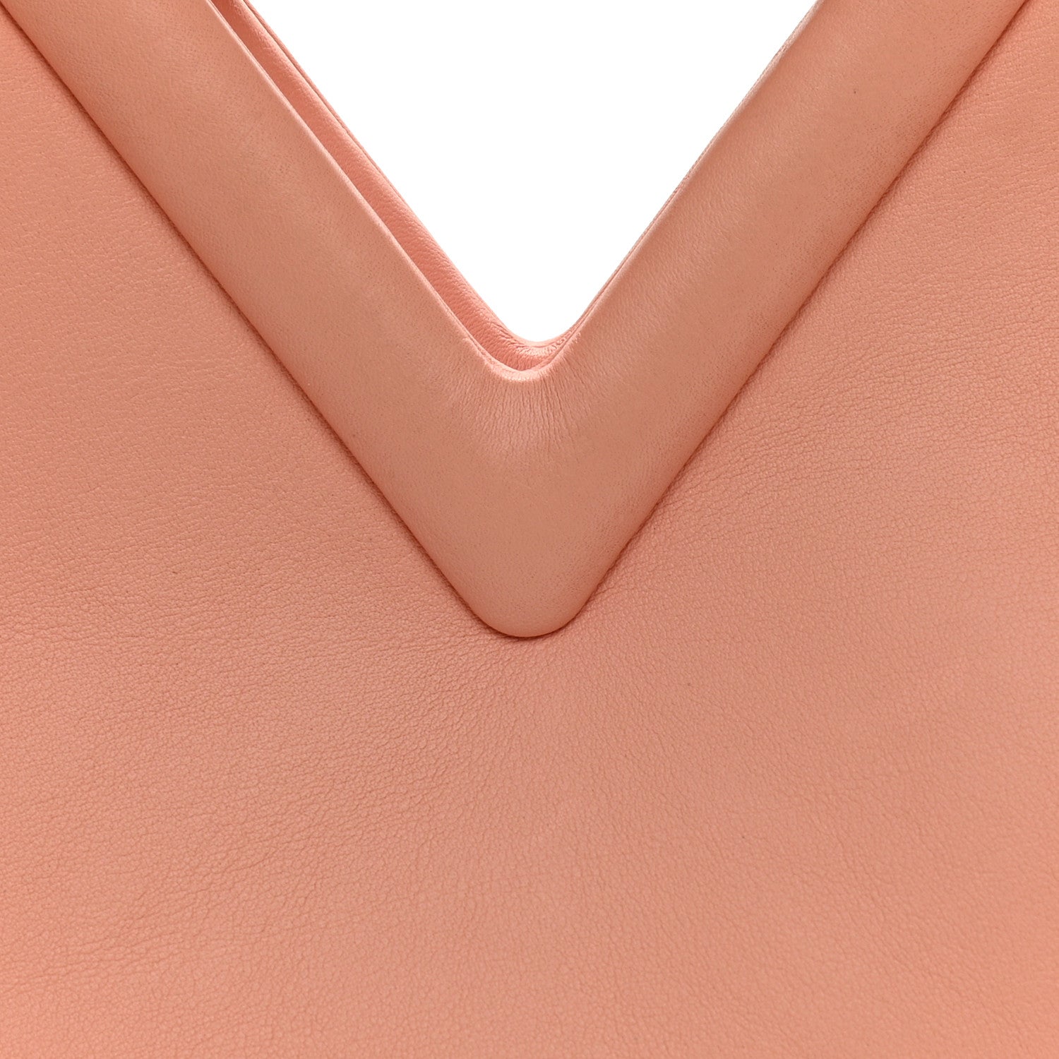Bottega Veneta Calfskin Small The Point Triangle Bag Peachy 7 of 8