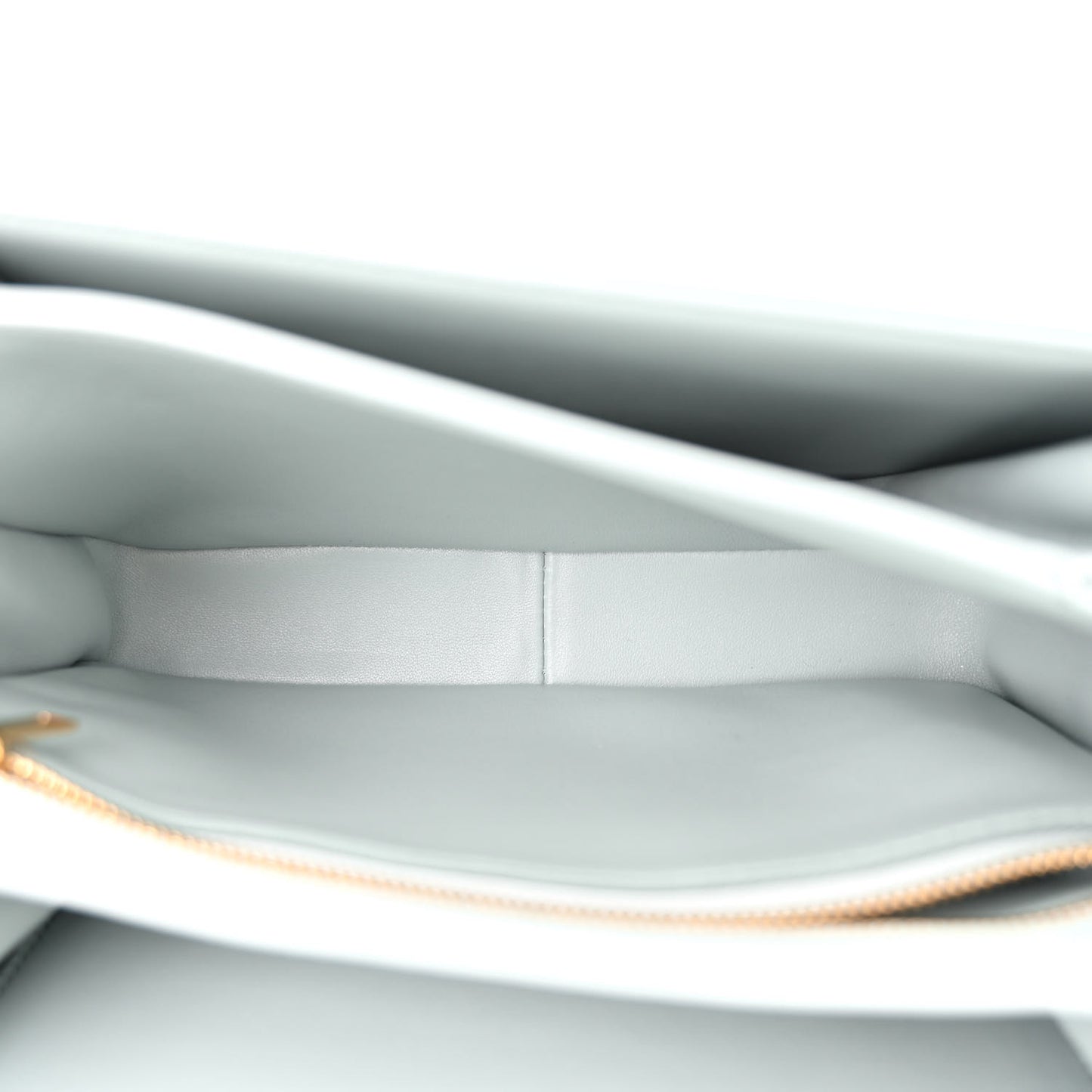 Shiny Calfskin Medium Triomphe Soft Blue